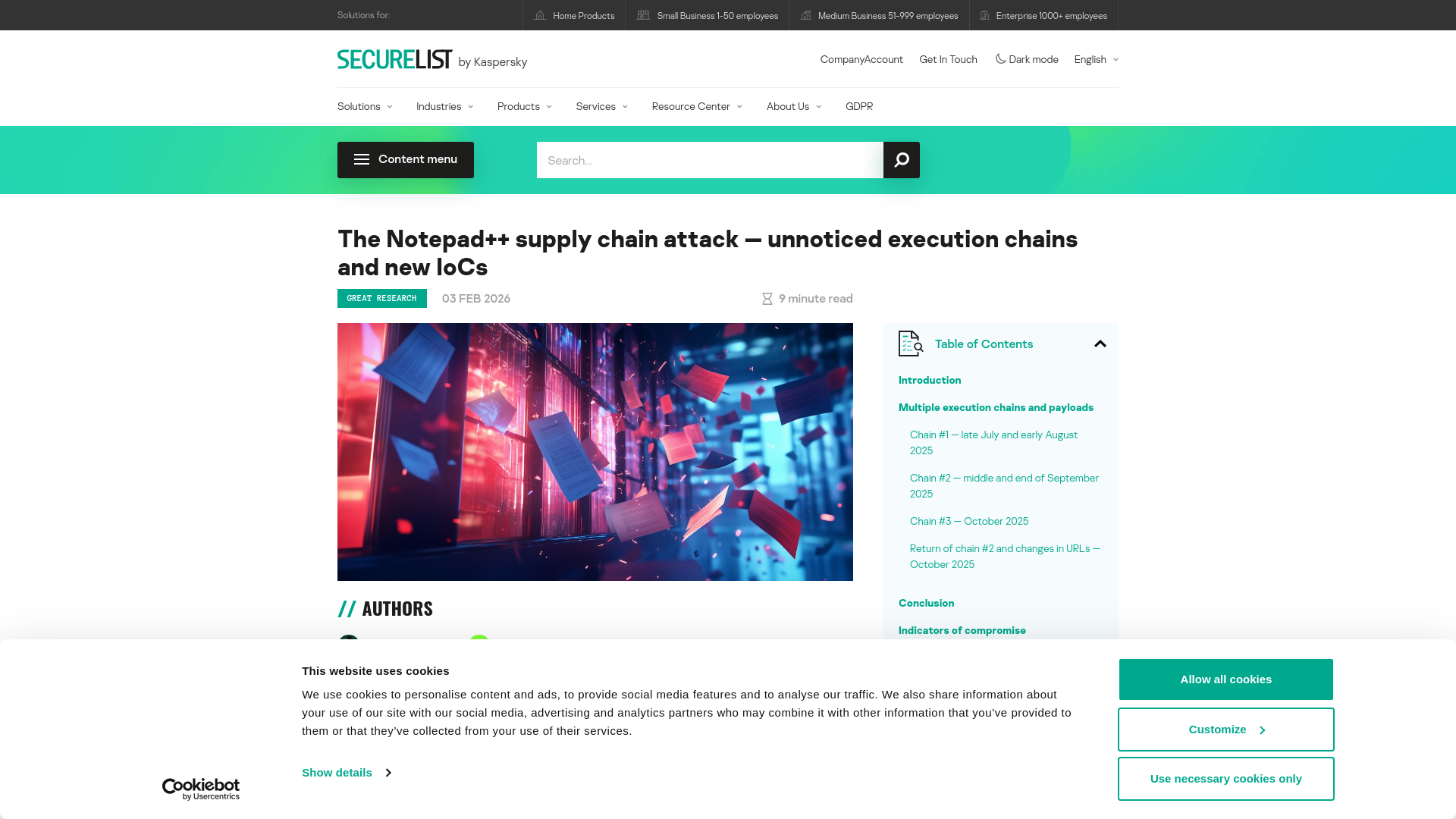 Notepad++ supply chain attack breakdown | Securelist