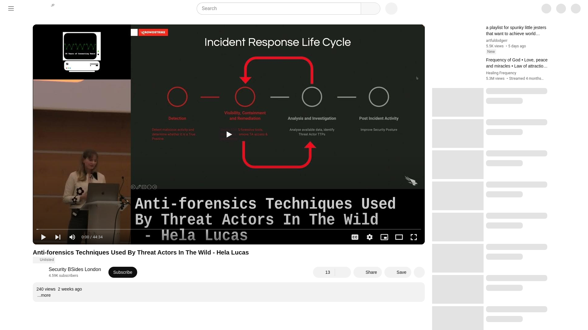 Anti-forensics Techniques Used By Threat Actors In The Wild - Hela Lucas - YouTube