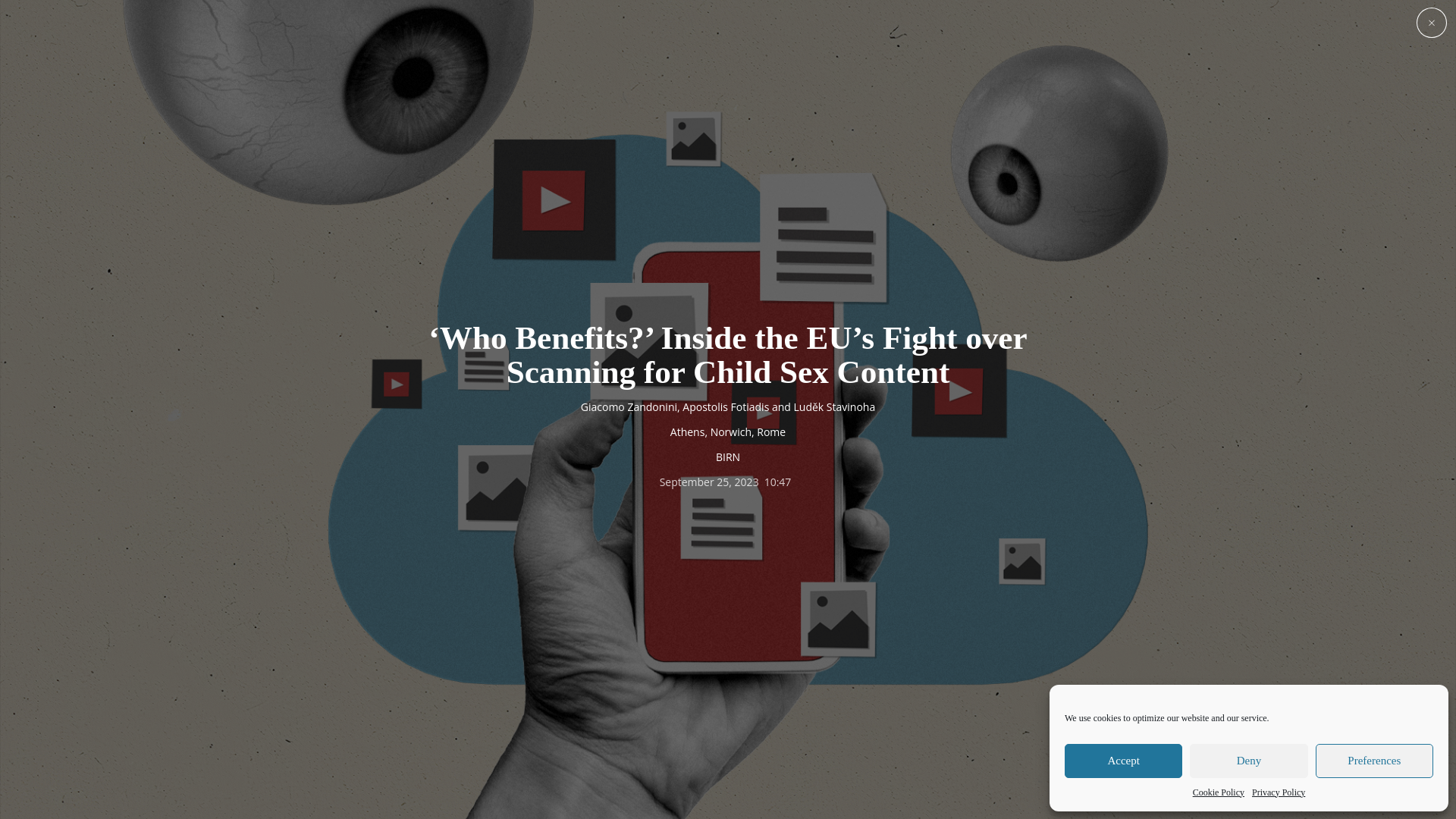 ‘Who Benefits?’ Inside the EU’s Fight over Scanning for Child Sex Content | Balkan Insight