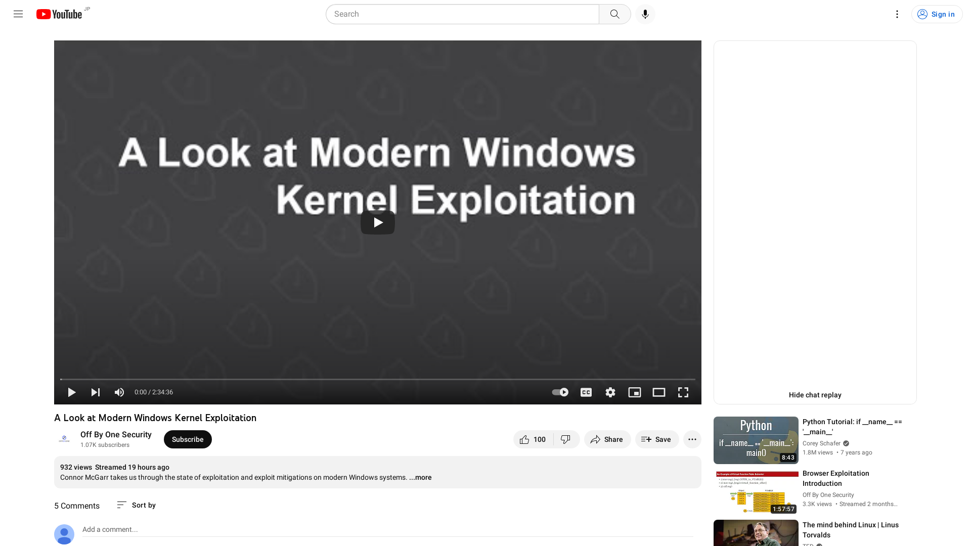 A Look at Modern Windows Kernel Exploitation - YouTube