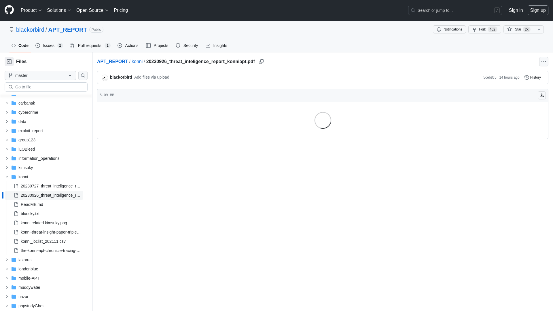 APT_REPORT/konni/20230926_threat_inteligence_report_konniapt.pdf at master · blackorbird/APT_REPORT · GitHub