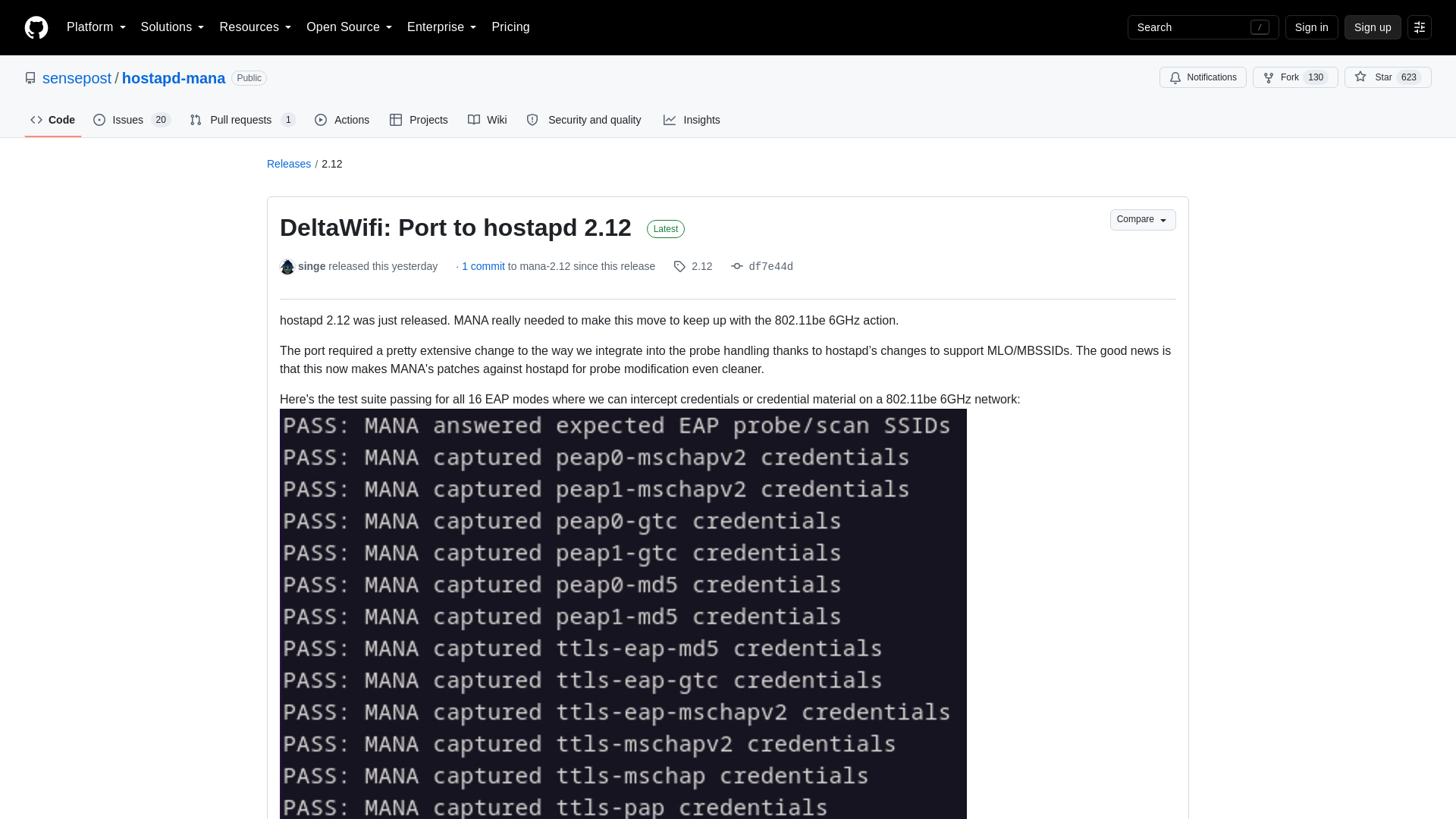 Release DeltaWifi: Port to hostapd 2.12 · sensepost/hostapd-mana · GitHub