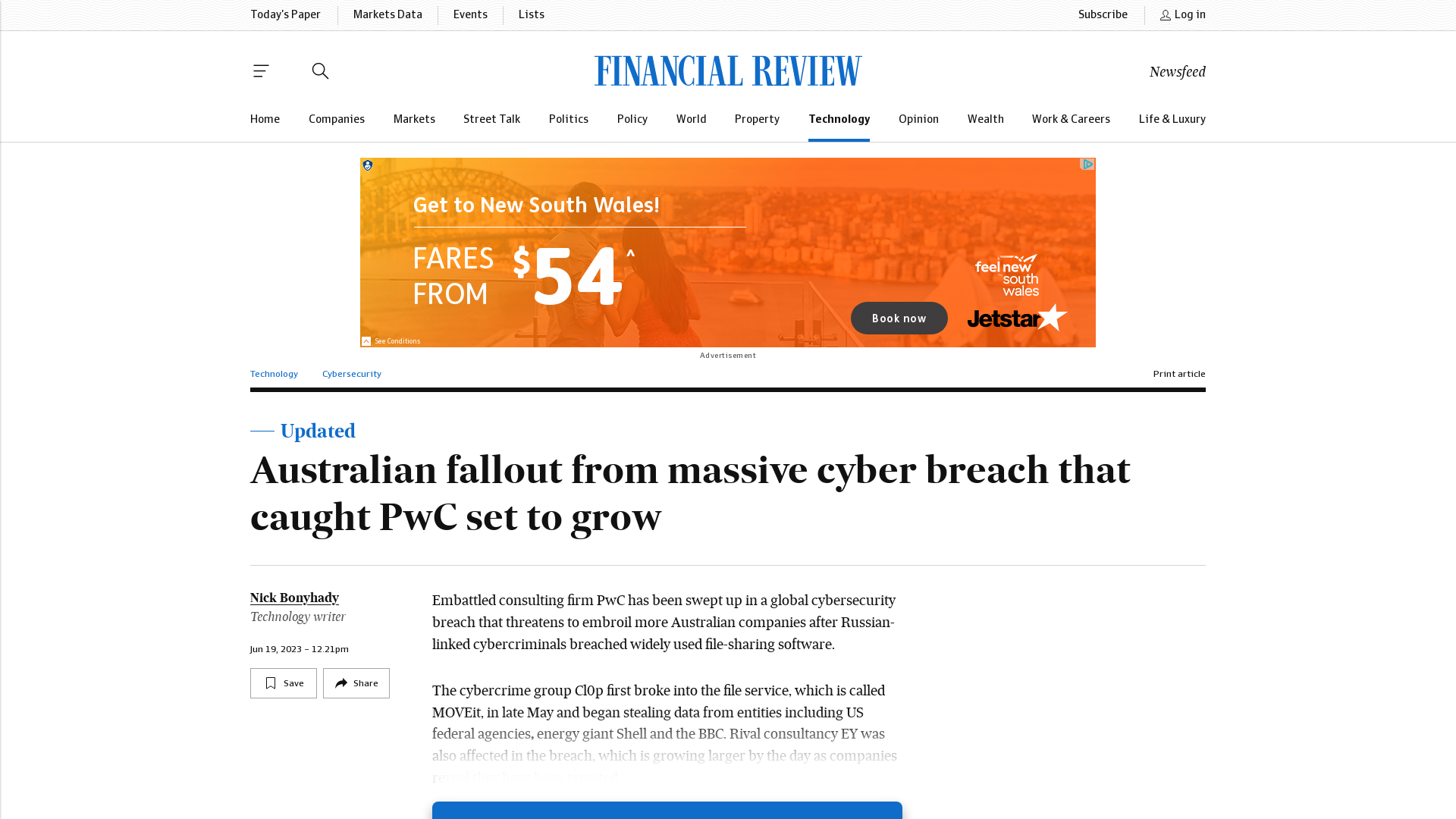 Embattled consulting firm PwC swept up in global cyber breach of file service MOVEit by cybercrime group C10p