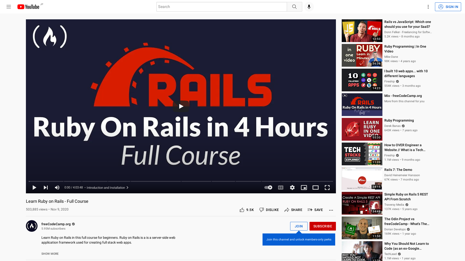 Learn Ruby on Rails - Full Course - YouTube