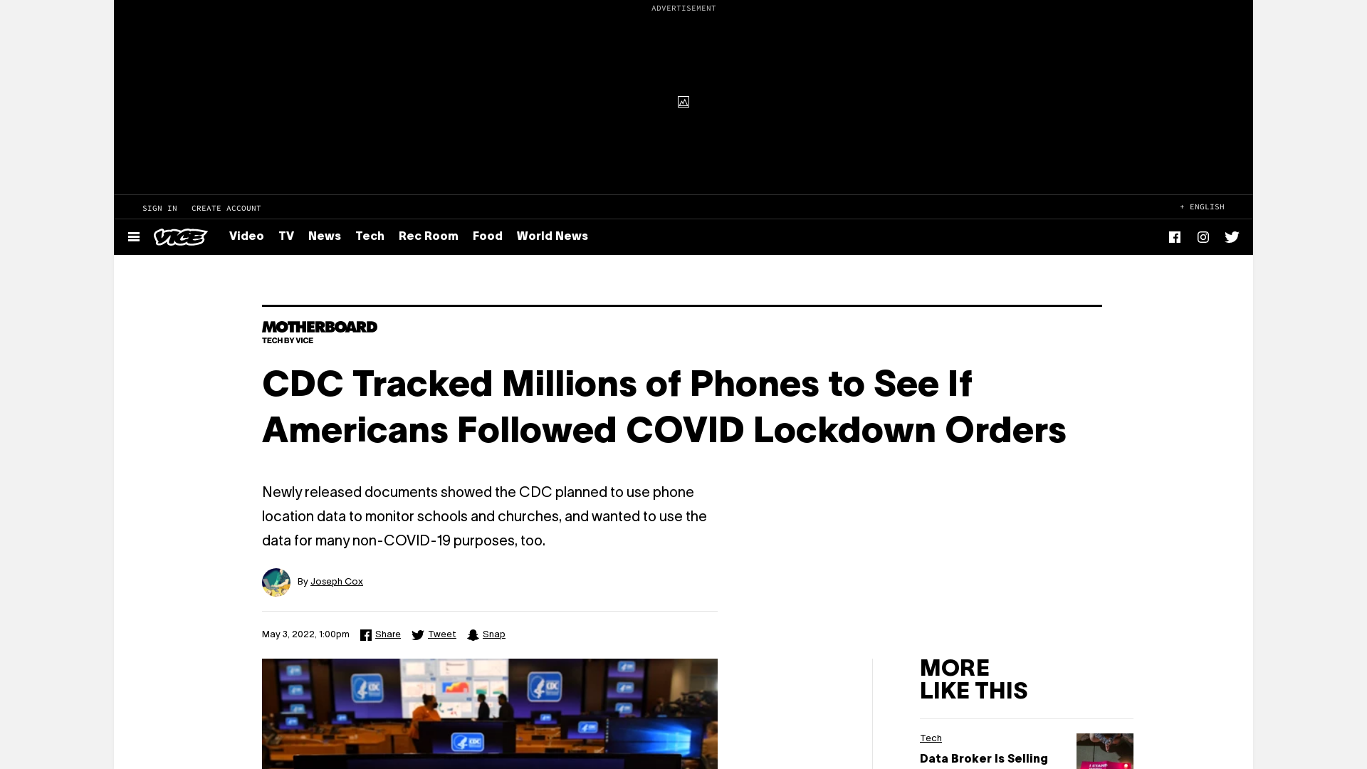 CDC Tracked Millions of Phones to See If Americans Followed COVID Lockdown Orders