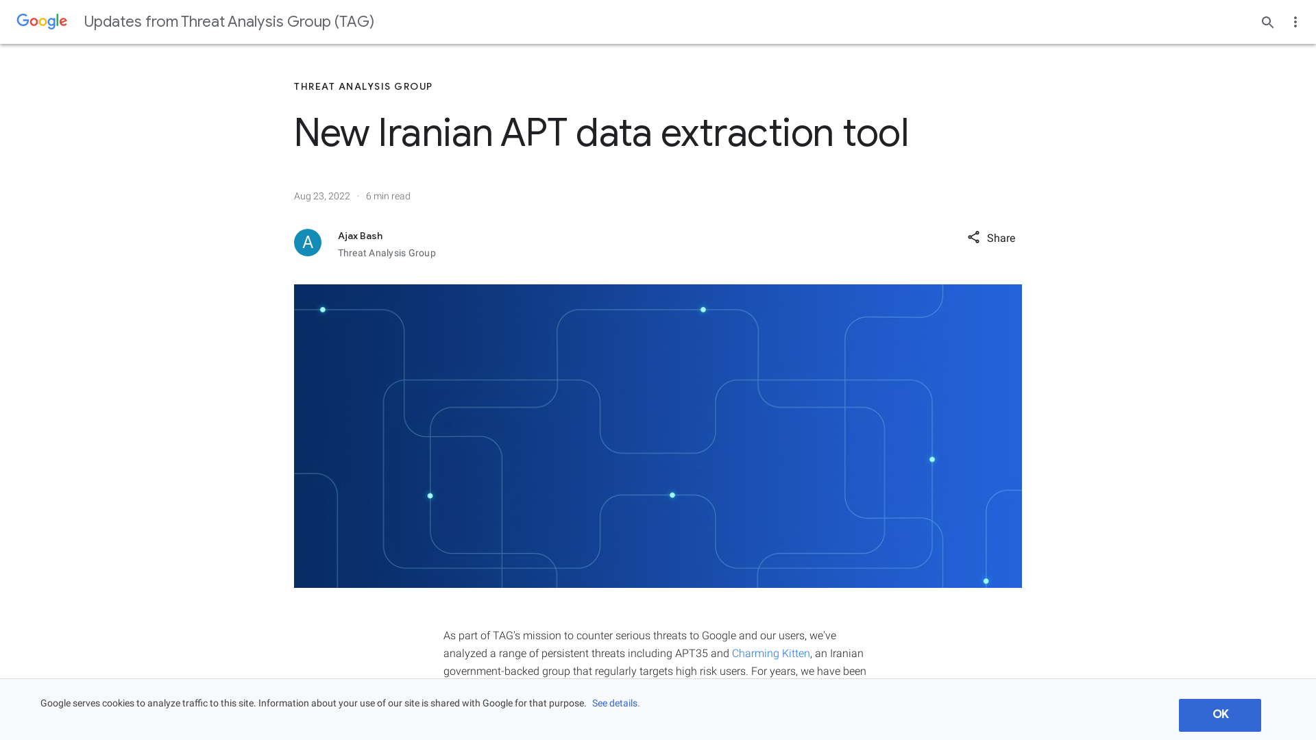 New Iranian APT data extraction tool