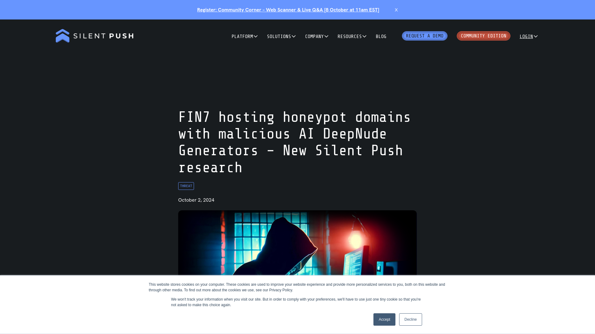 FIN7 hosting honeypot domains with malicious AI DeepNude Generators – New Silent Push research - Silent Push