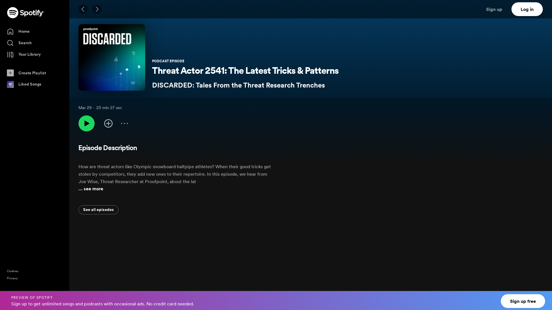 Threat Actor 2541: The Latest Tricks & Patterns - DISCARDED: Tales From the Threat Research Trenches | Podcast on Spotify