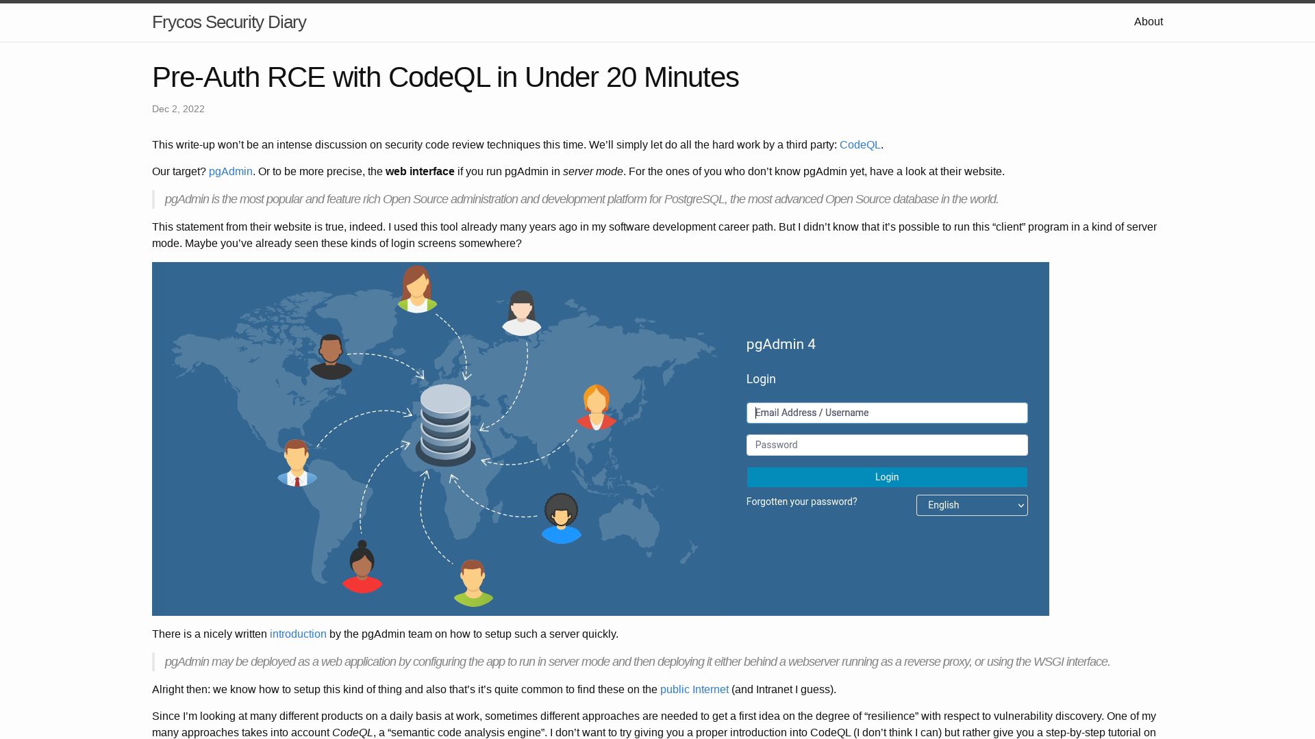 Pre-Auth RCE with CodeQL in Under 20 Minutes | Frycos Security Diary