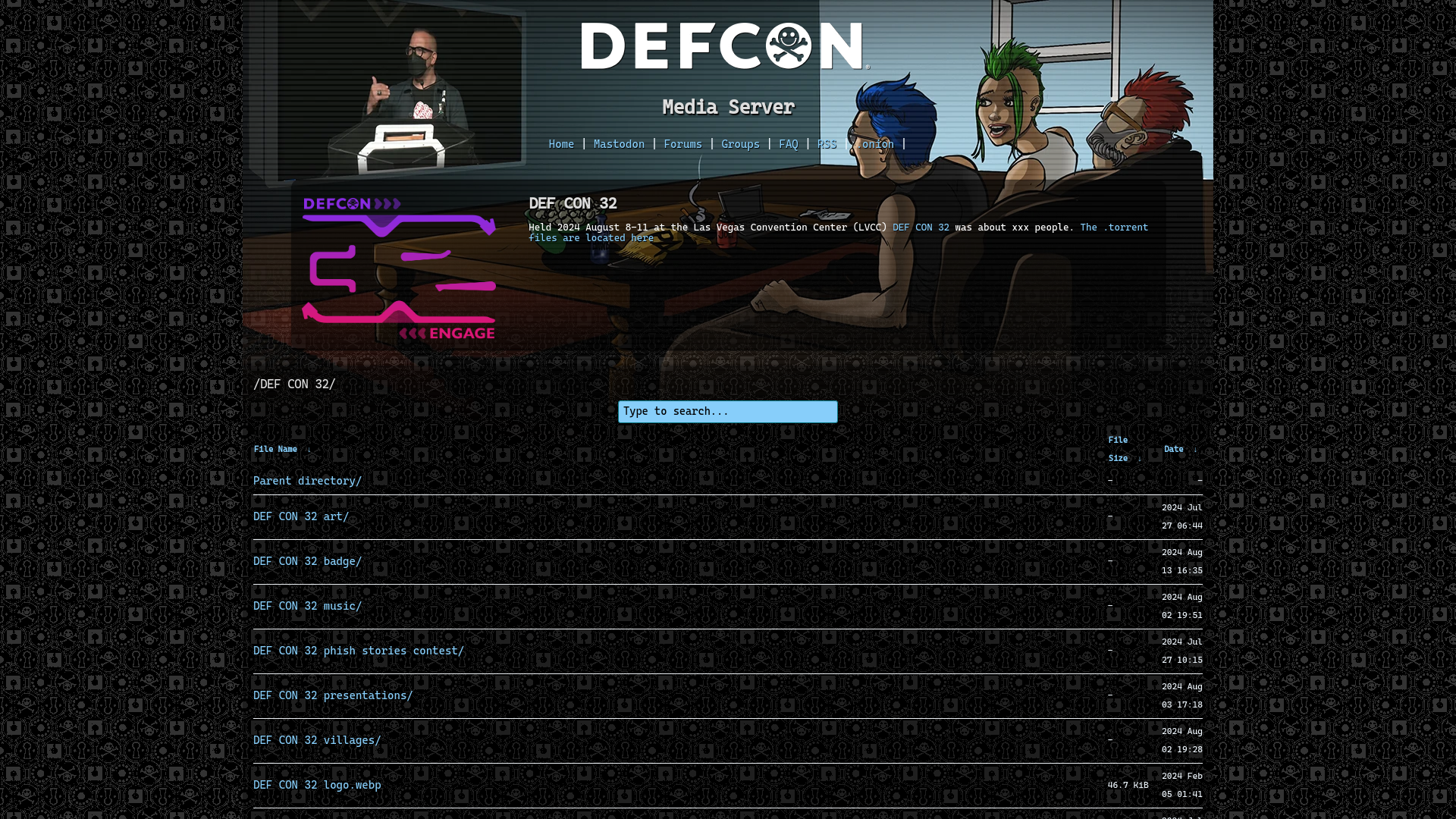 The DEF CON® Media Server - Archives of the conferences