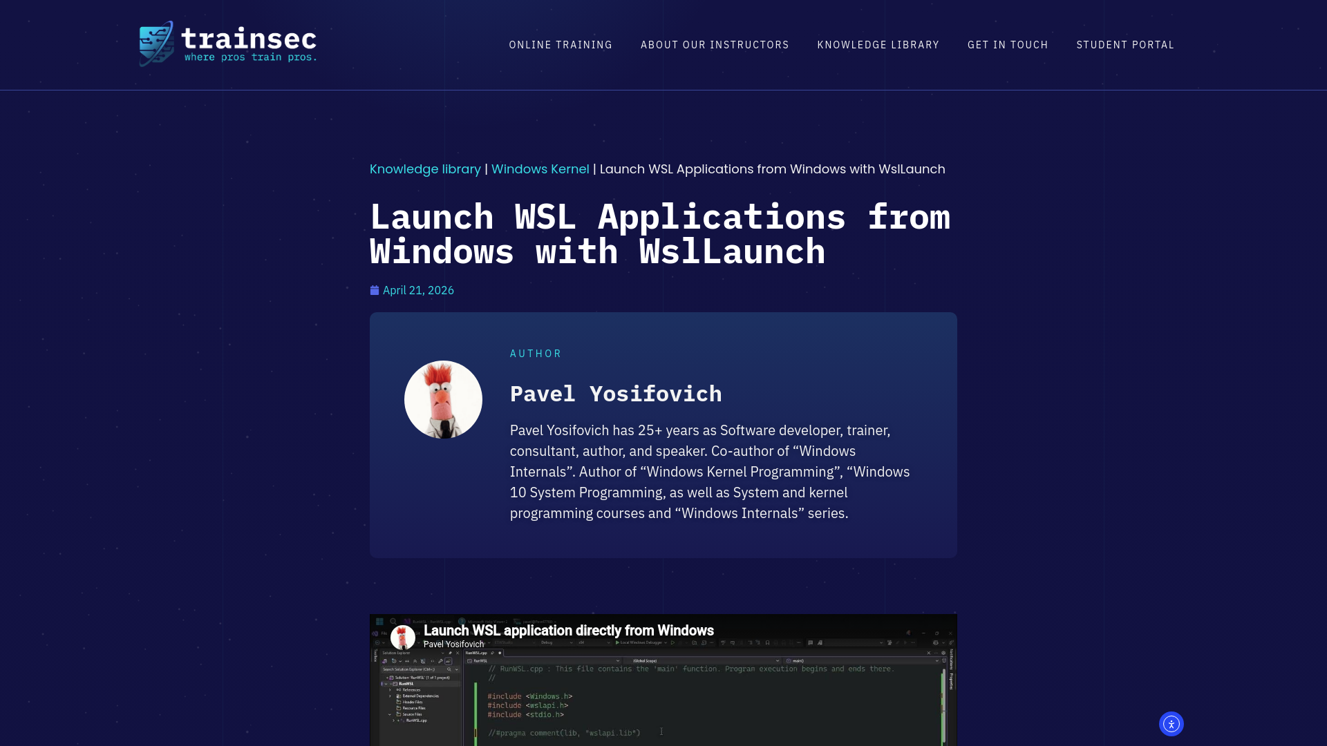 Launch WSL Applications from Windows with WslLaunch » TrainSec