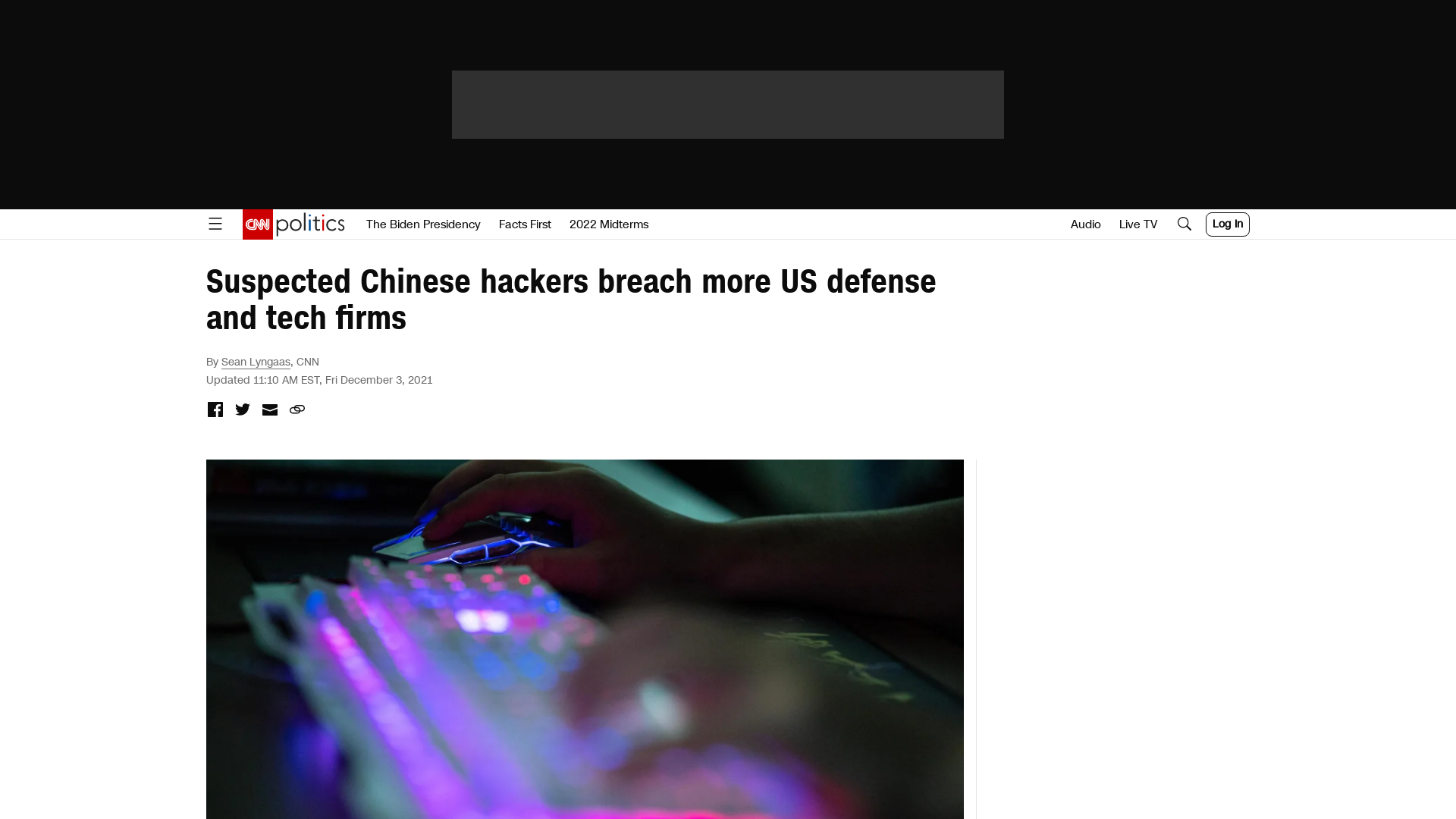 Suspected Chinese hackers breach more US defense and tech firms | CNN Politics