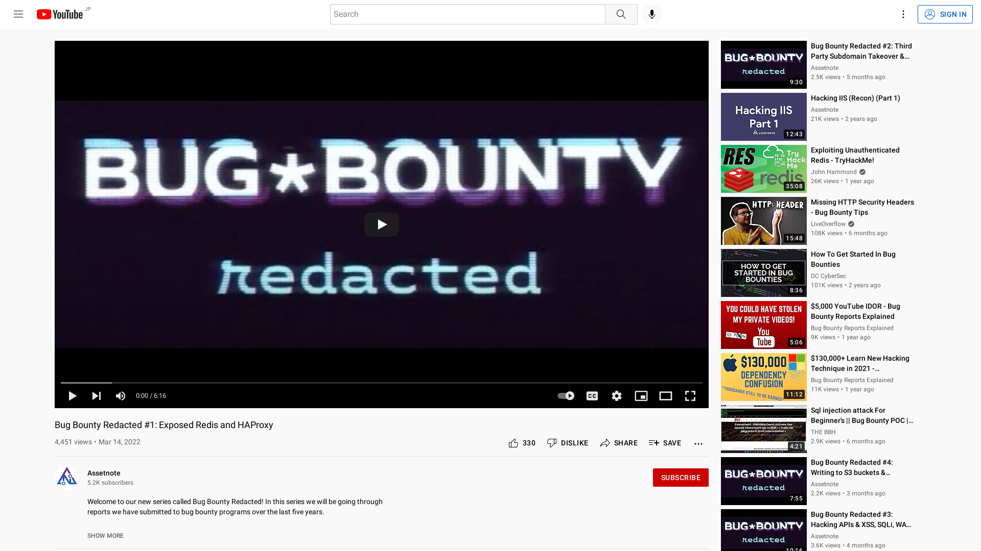 Bug Bounty Redacted #1: Exposed Redis and HAProxy - YouTube