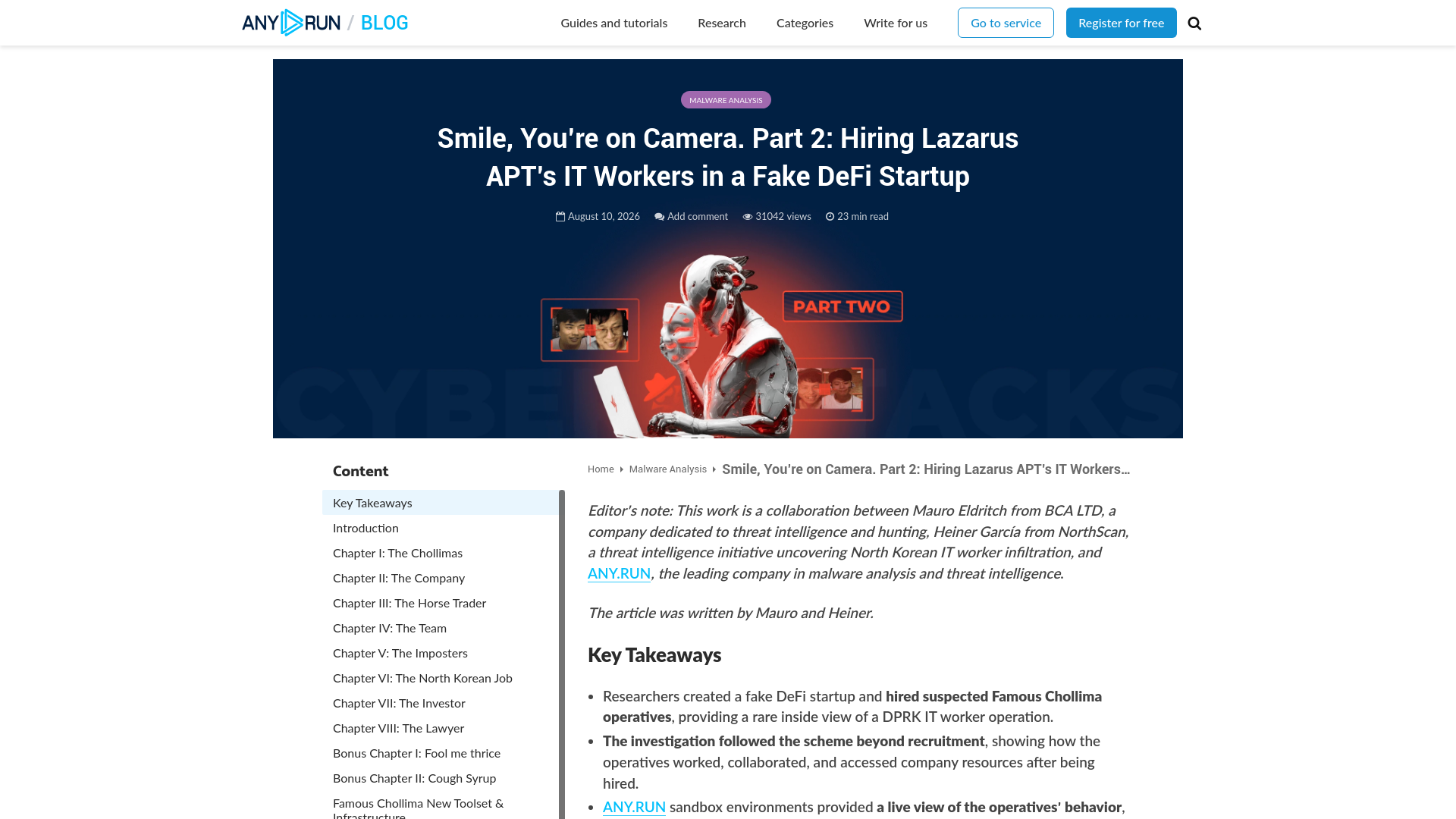 Smile, You’re on Camera! Part 2: Lazarus IT Workers Exposed