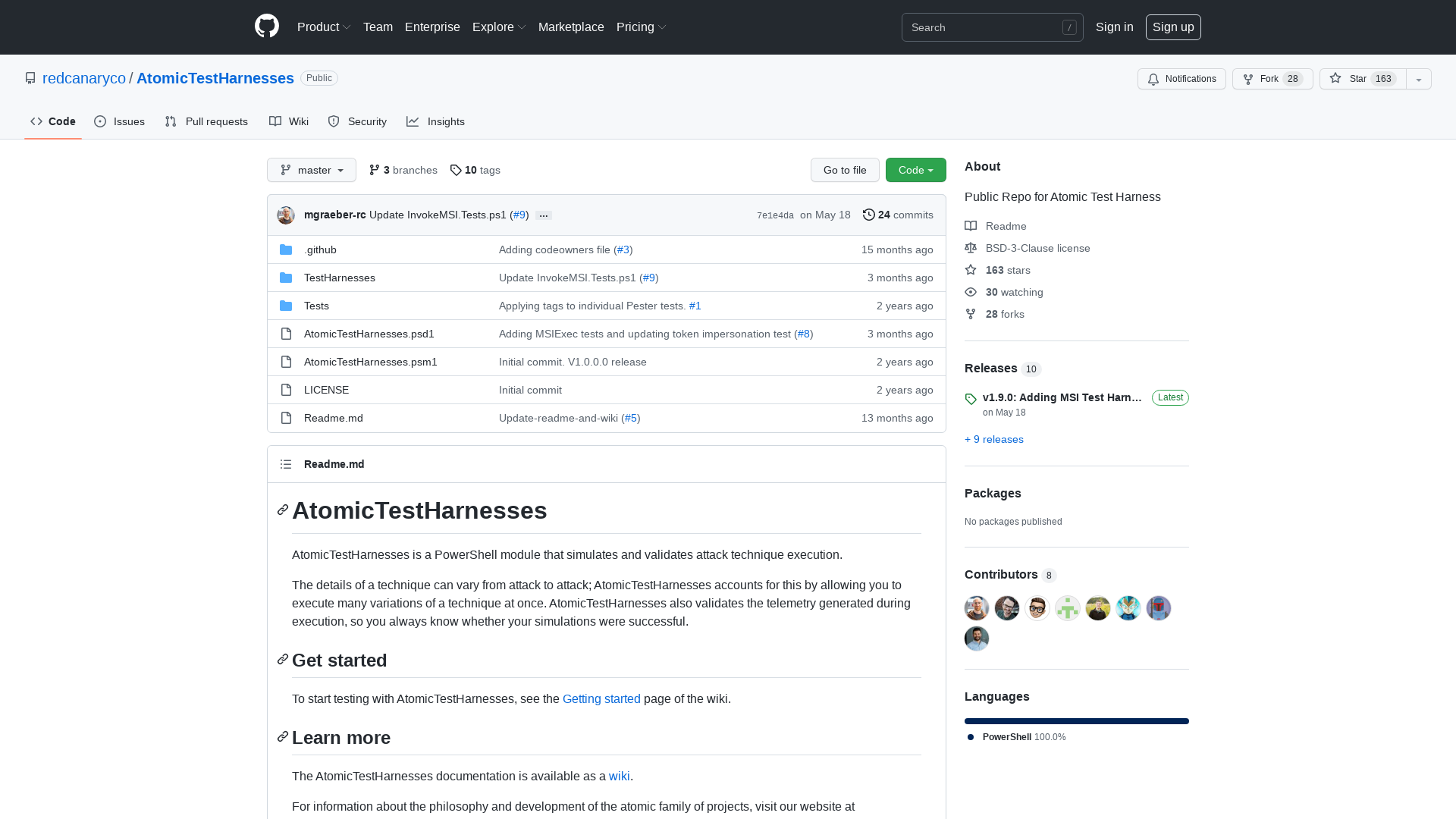GitHub - redcanaryco/AtomicTestHarnesses: Public Repo for Atomic Test Harness