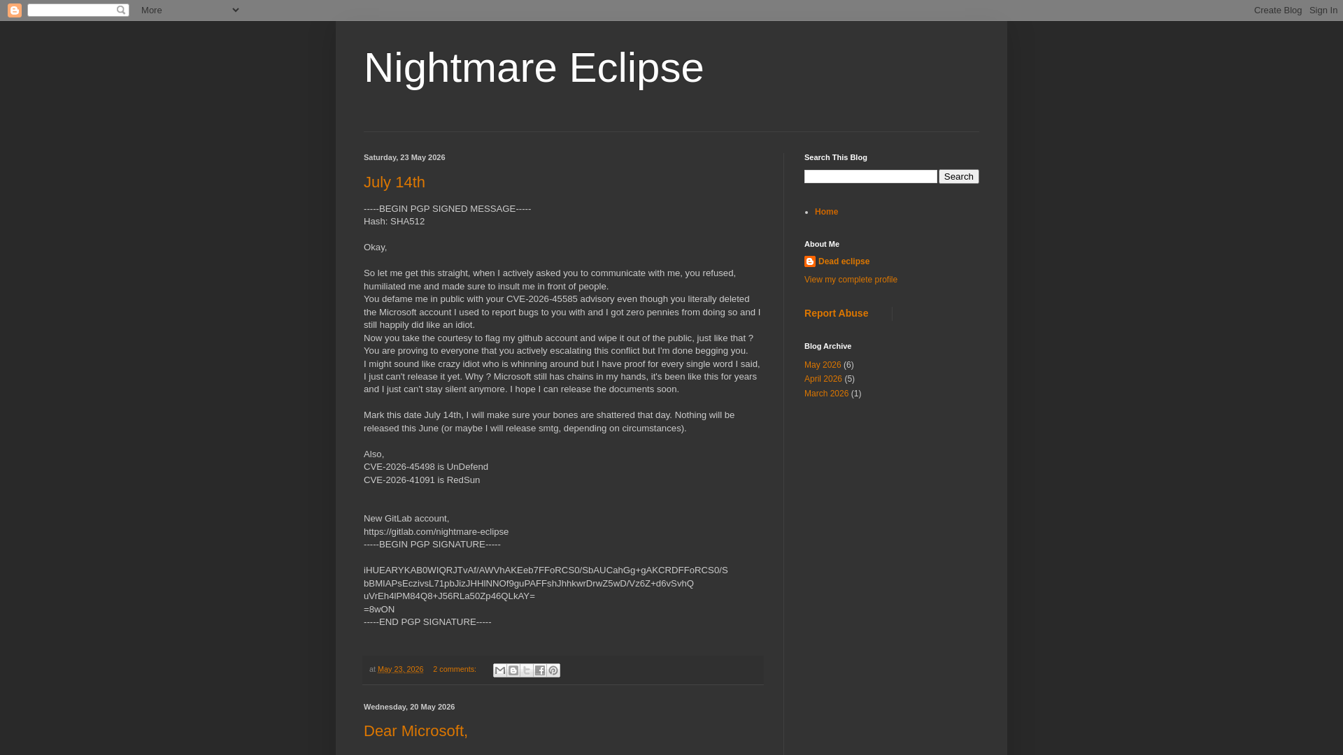 Nightmare Eclipse