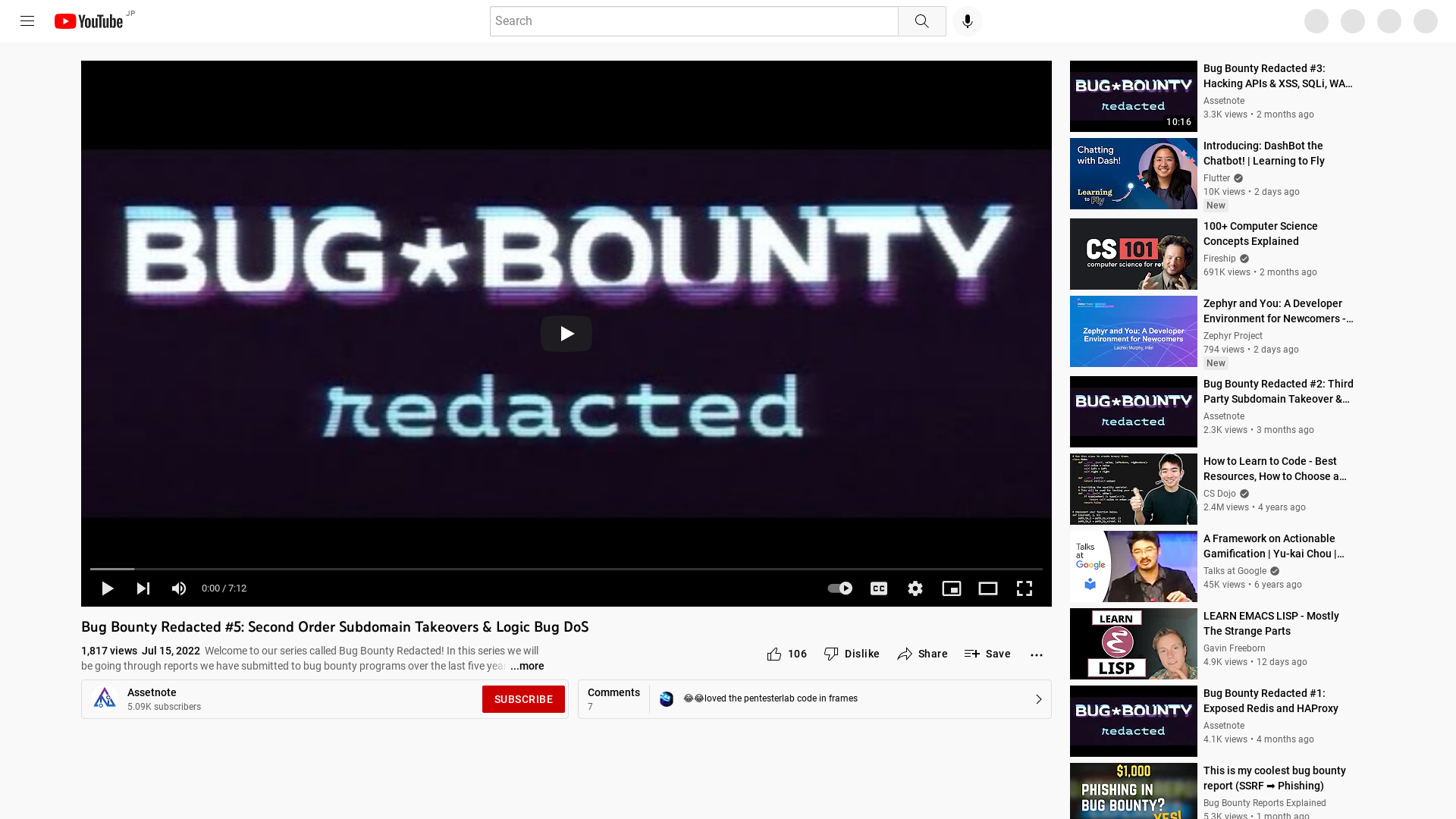 Bug Bounty Redacted #5: Second Order Subdomain Takeovers & Logic Bug DoS - YouTube