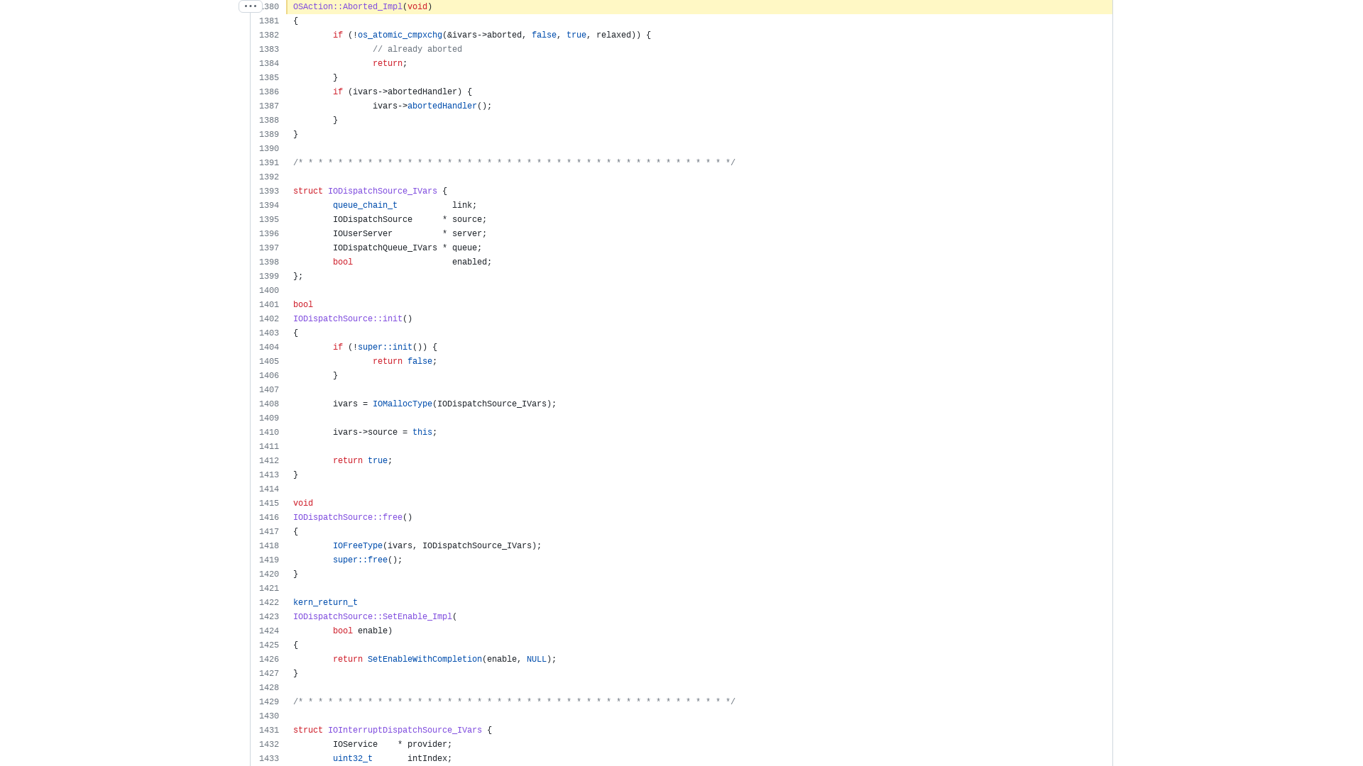 xnu/IOUserServer.cpp at 5c2921b07a2480ab43ec66f5b9e41cb872bc554f · apple-oss-distributions/xnu · GitHub