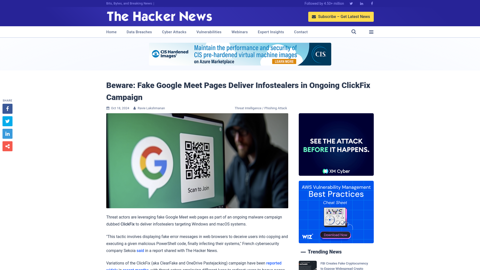 Beware: Fake Google Meet Pages Deliver Infostealers in Ongoing ClickFix Campaign