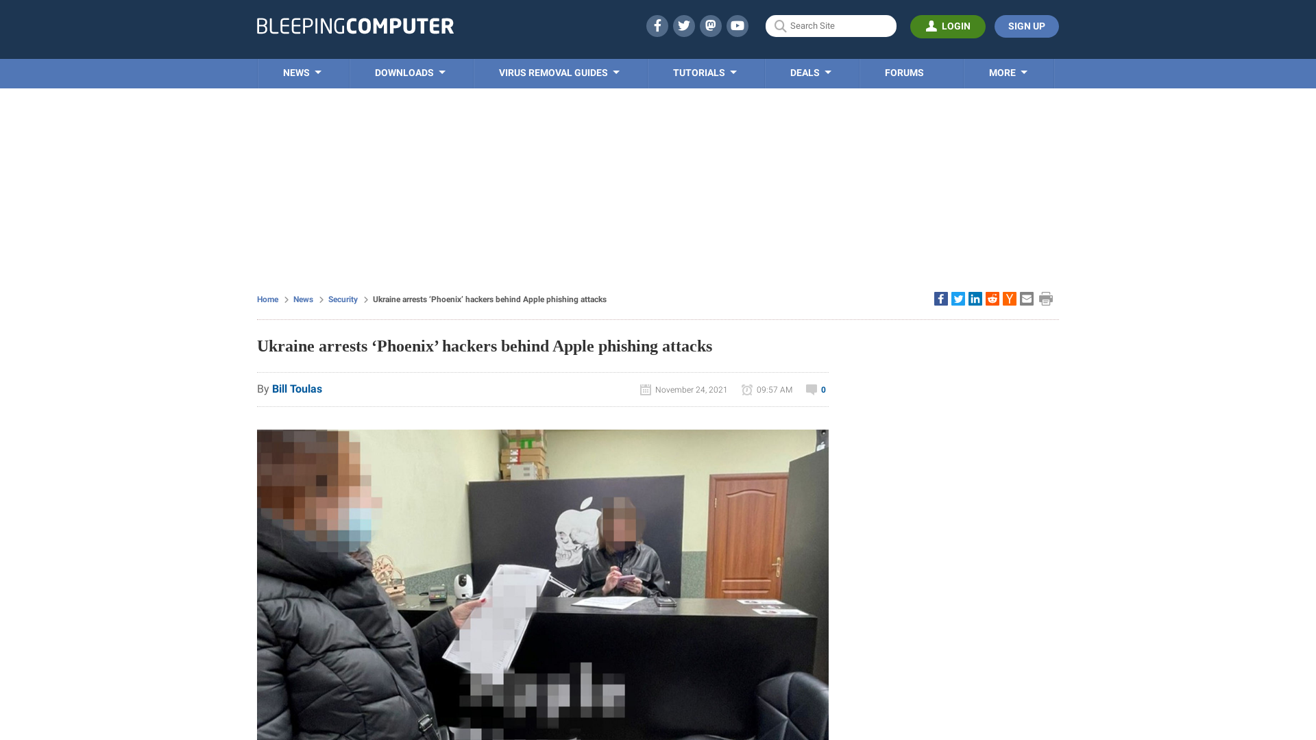 Ukraine arrests ‘Phoenix’ hackers behind Apple phishing attacks