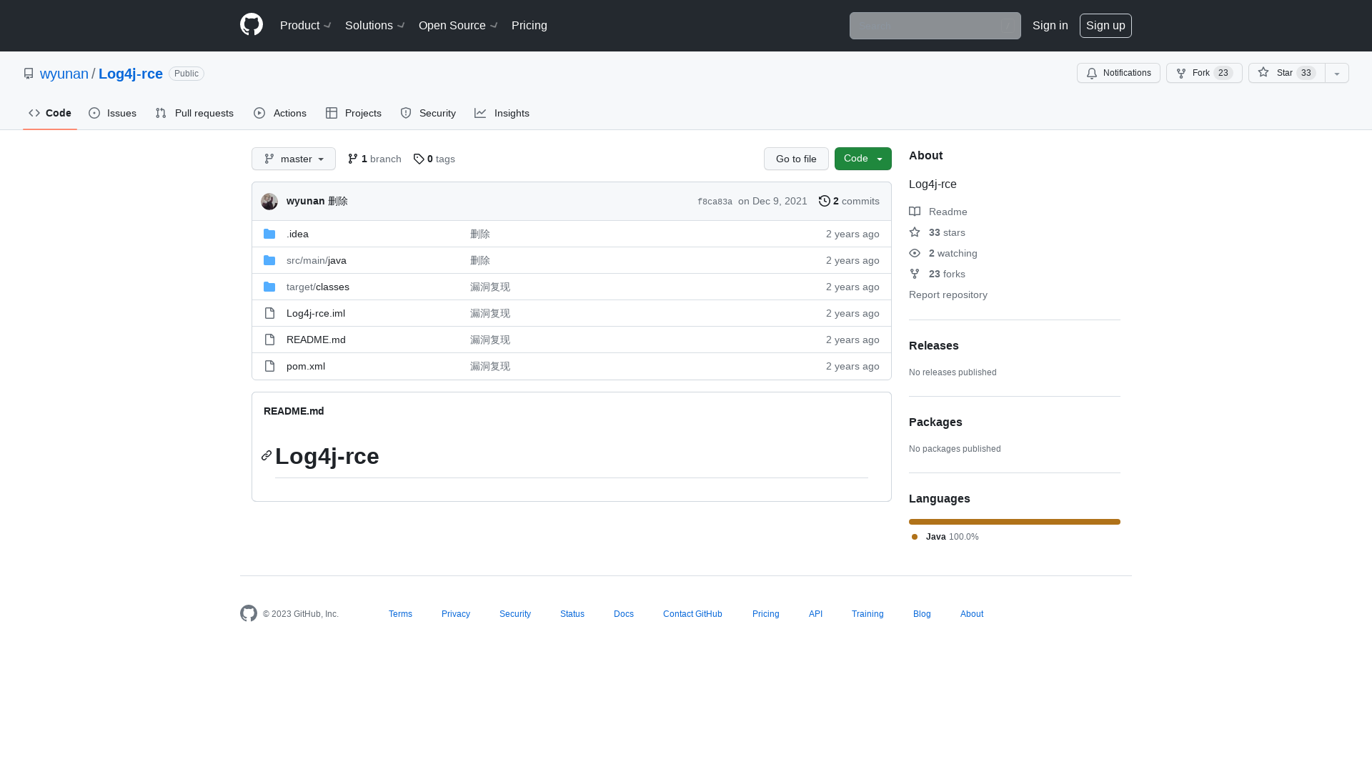 GitHub - wyunan/Log4j-rce: Log4j-rce