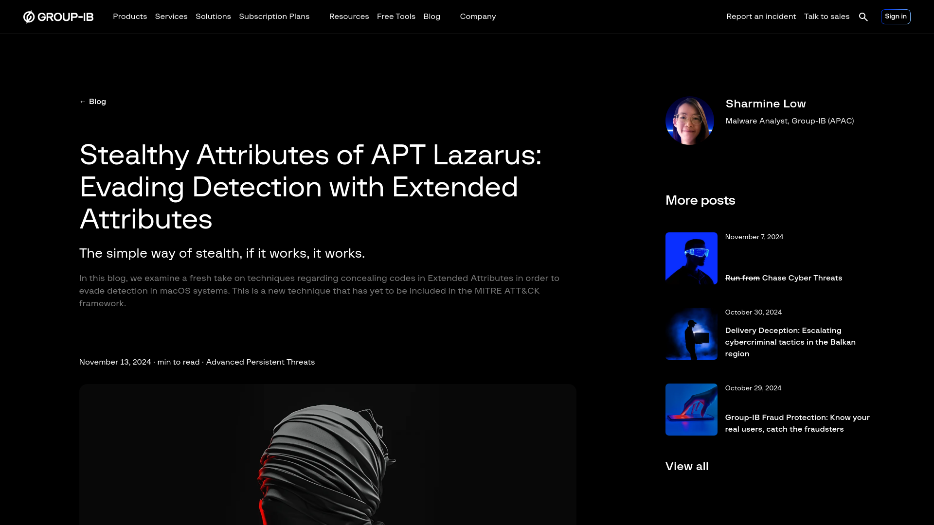 Stealthy Attributes of APT Lazarus | Group-IB Blog