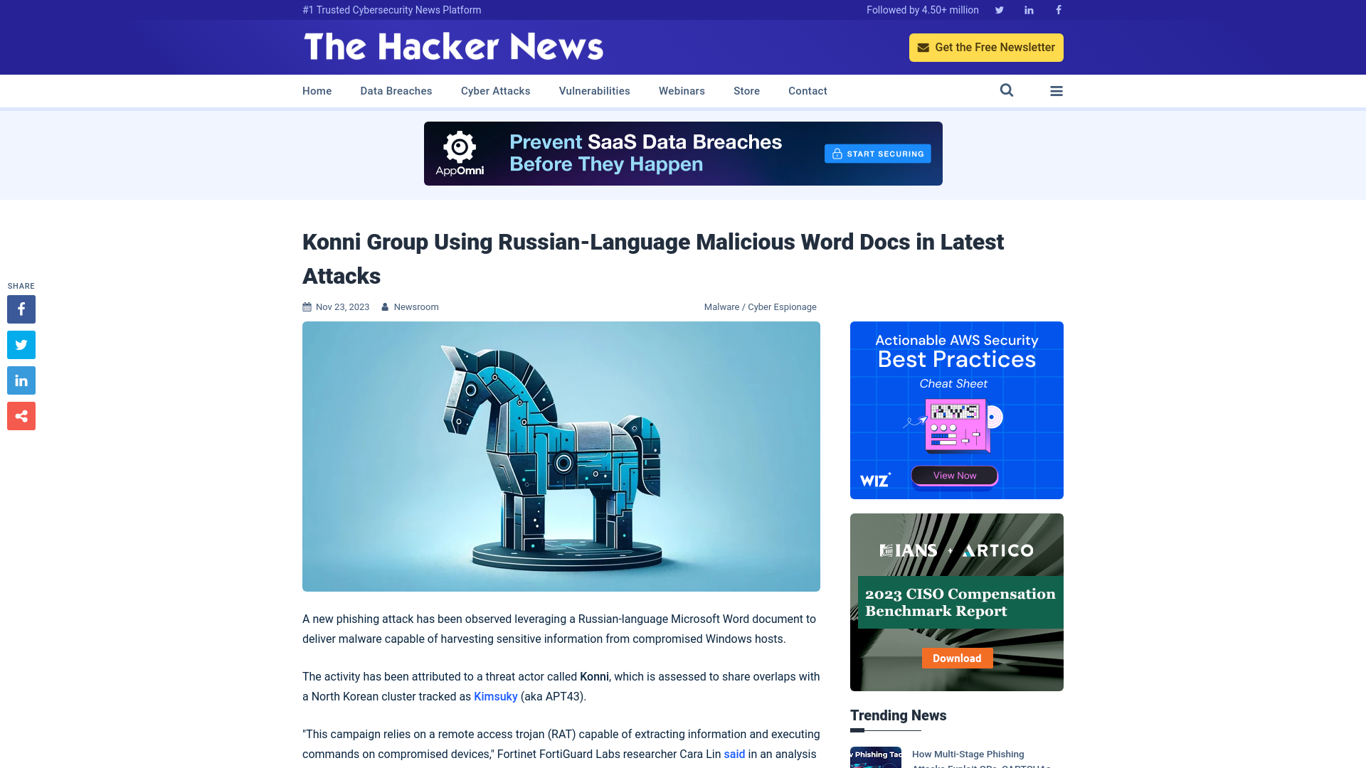 Konni Group Using Russian-Language Malicious Word Docs in Latest Attacks