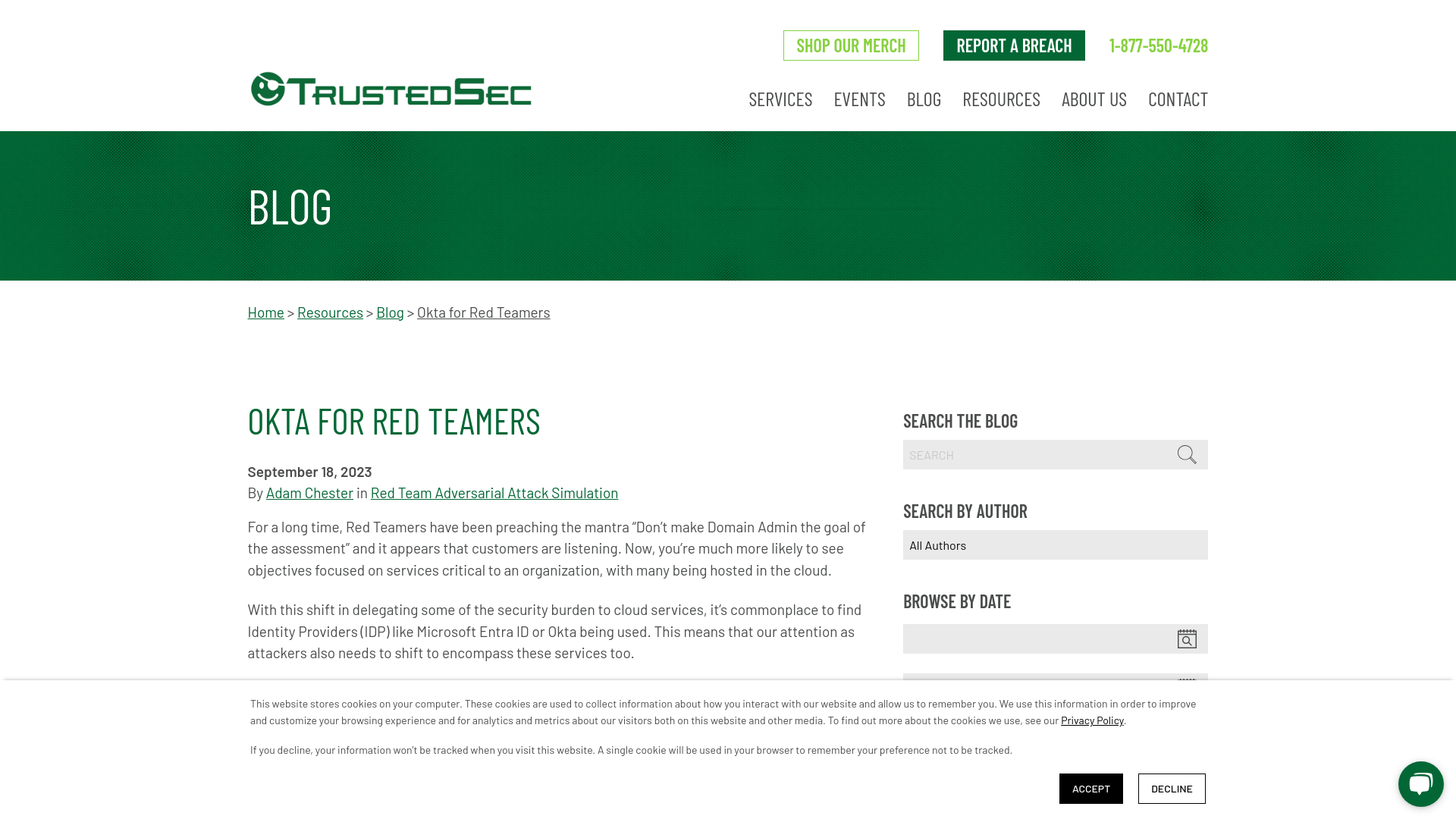 Okta for Red Teamers - TrustedSec