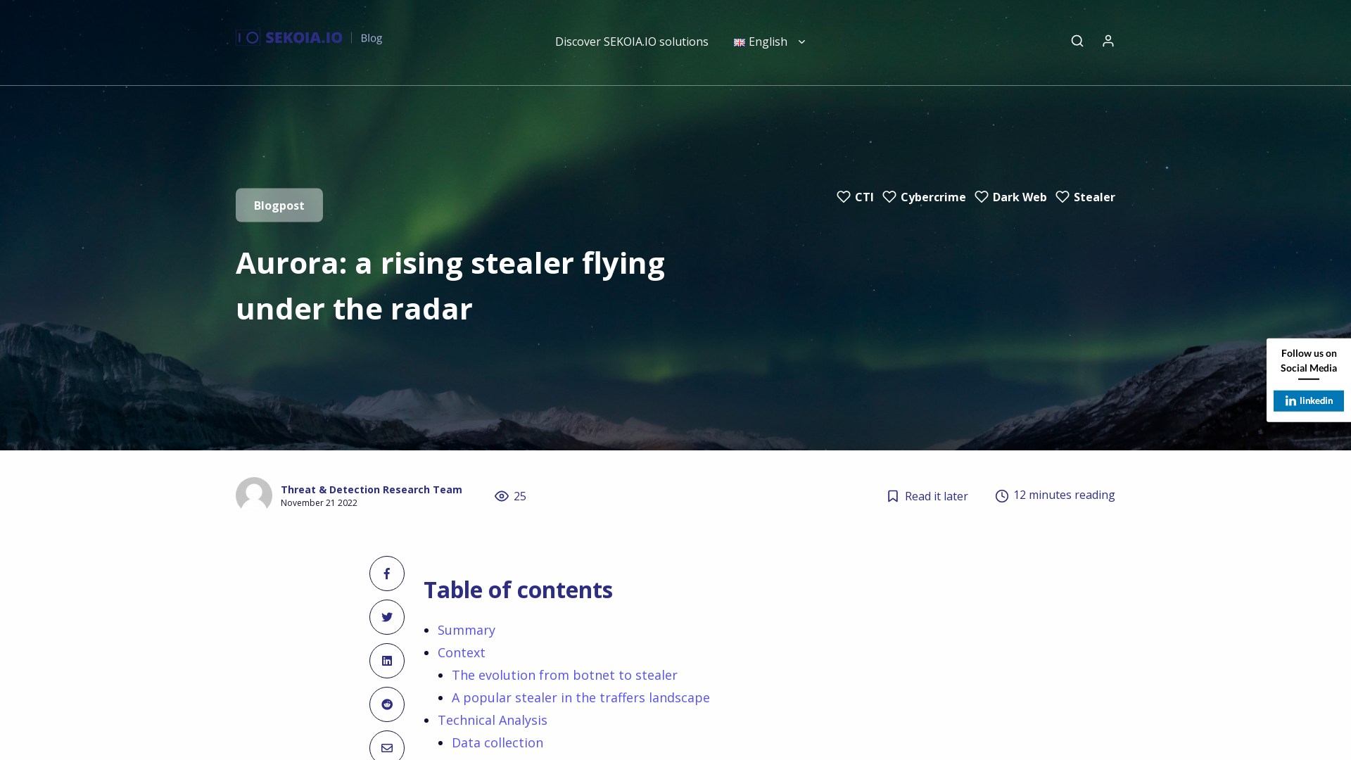 Aurora: a rising stealer flying under the radar - SEKOIA.IO Blog