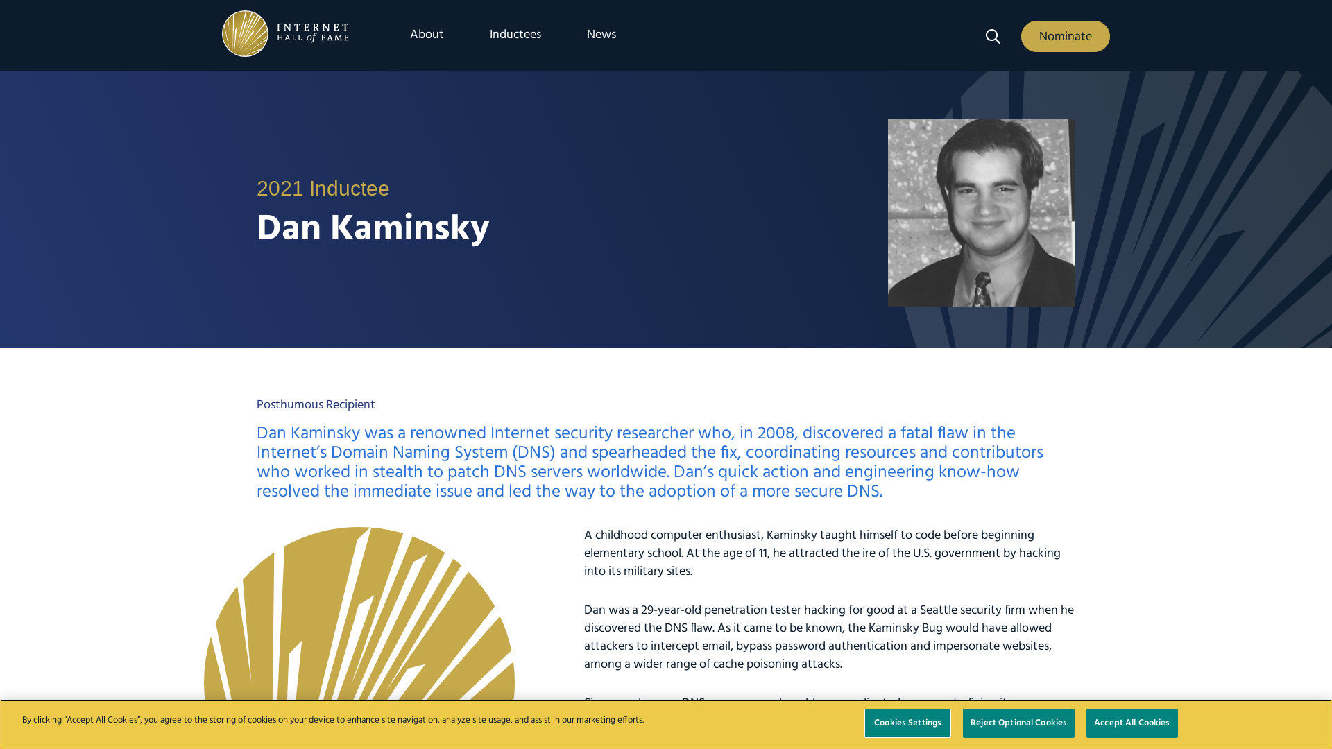 Dan Kaminsky - Internet Hall of Fame