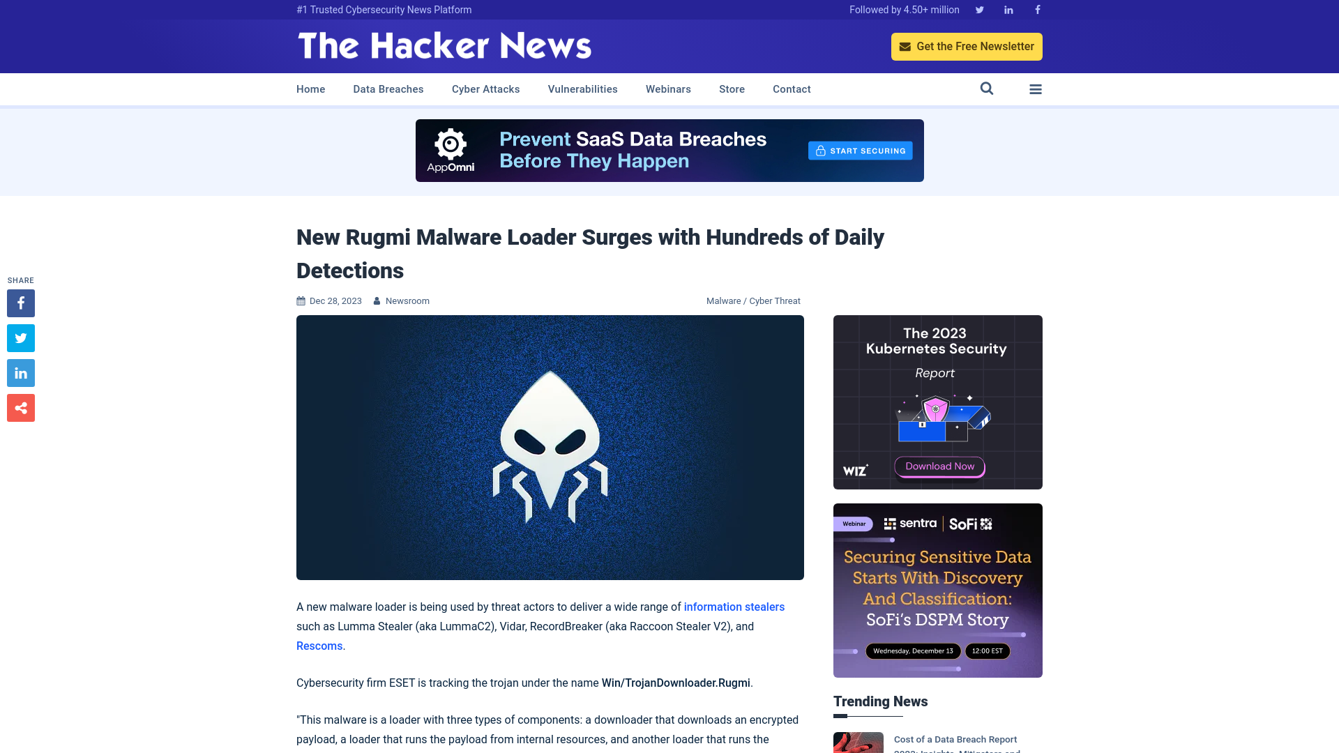 New Rugmi Malware Loader Surges with Hundreds of Daily Detections