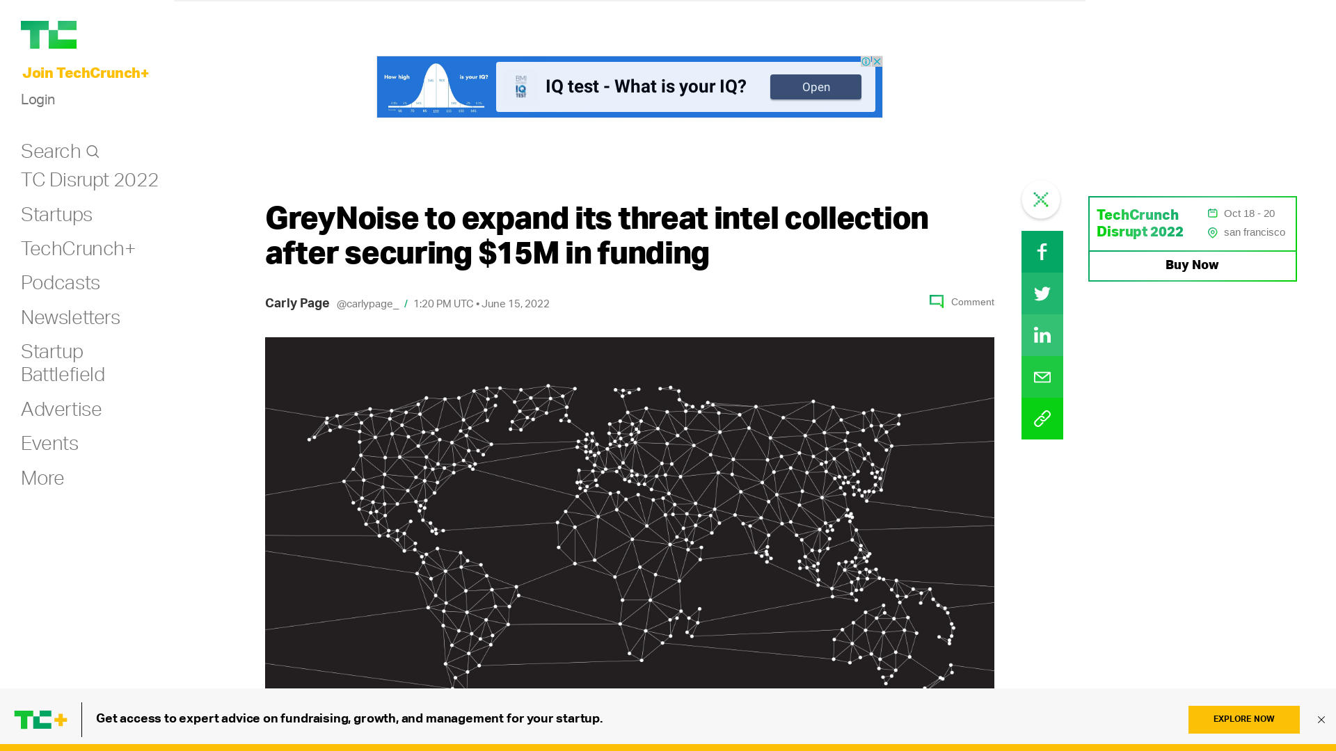 GreyNoise to expand its threat intel collection after securing $15M in funding | TechCrunch