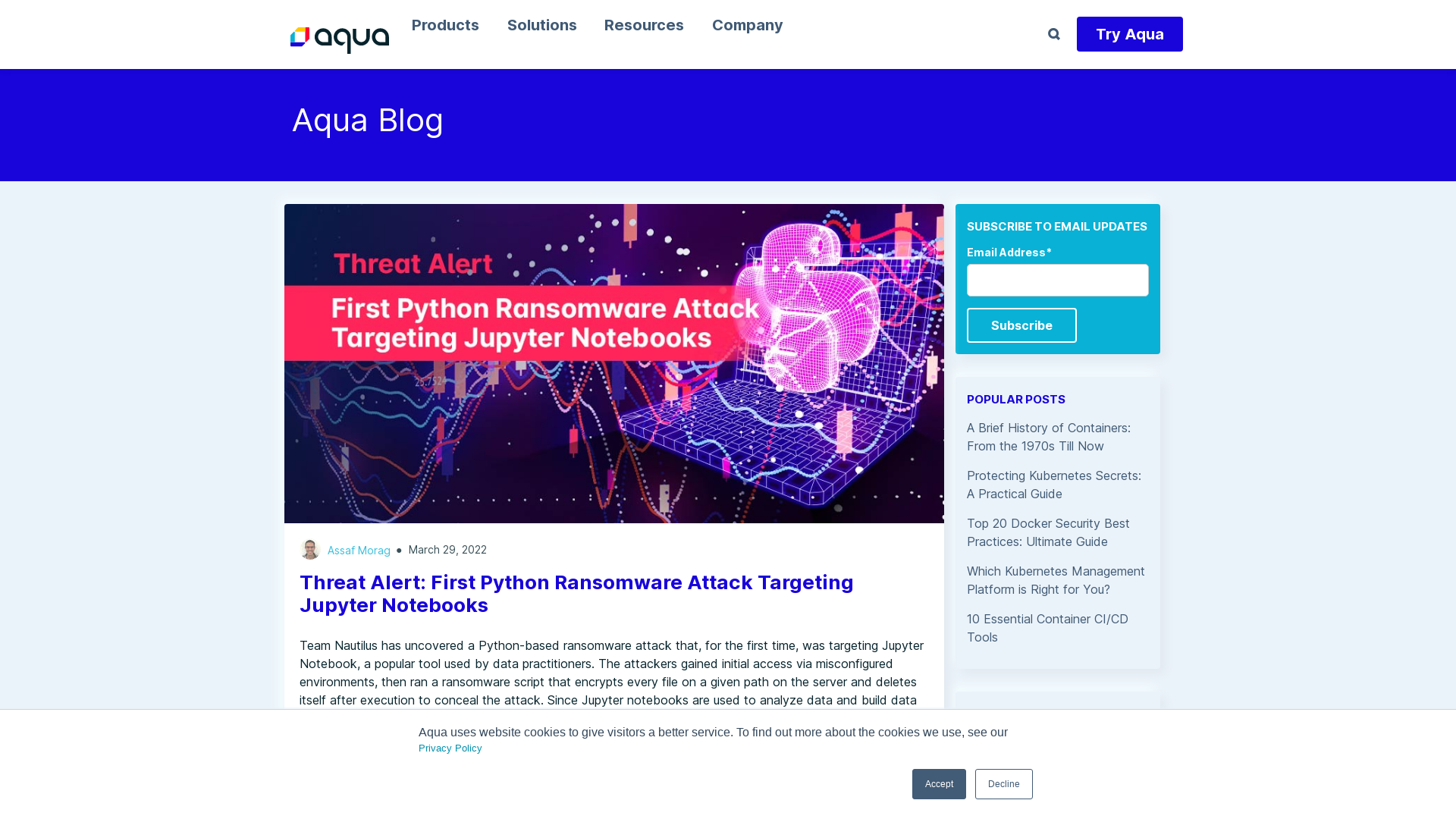Threat Alert: First Python Ransomware Attack Targeting Jupyter Notebooks