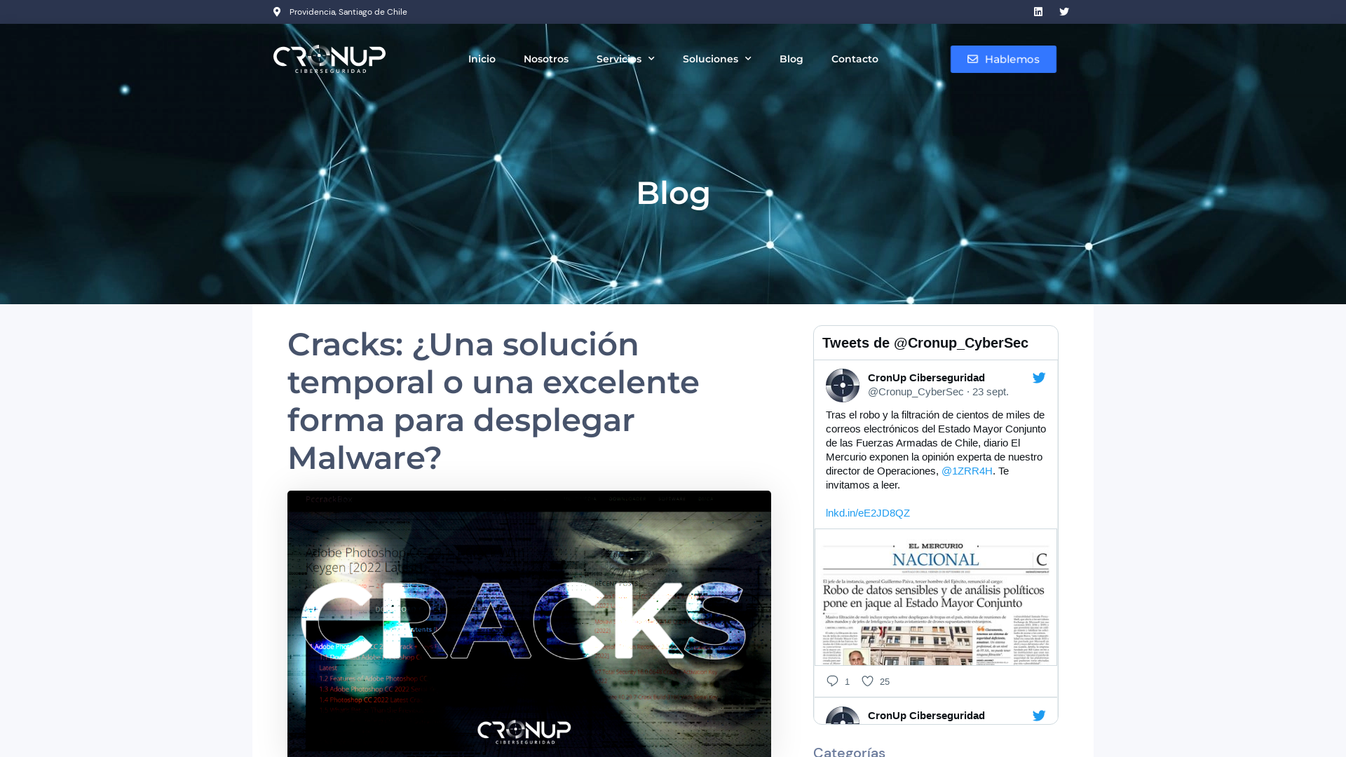 Cracks: ¿Una Solución Temporal O Una Excelente Forma Para Desplegar Malware? | CronUp Ciberseguridad
