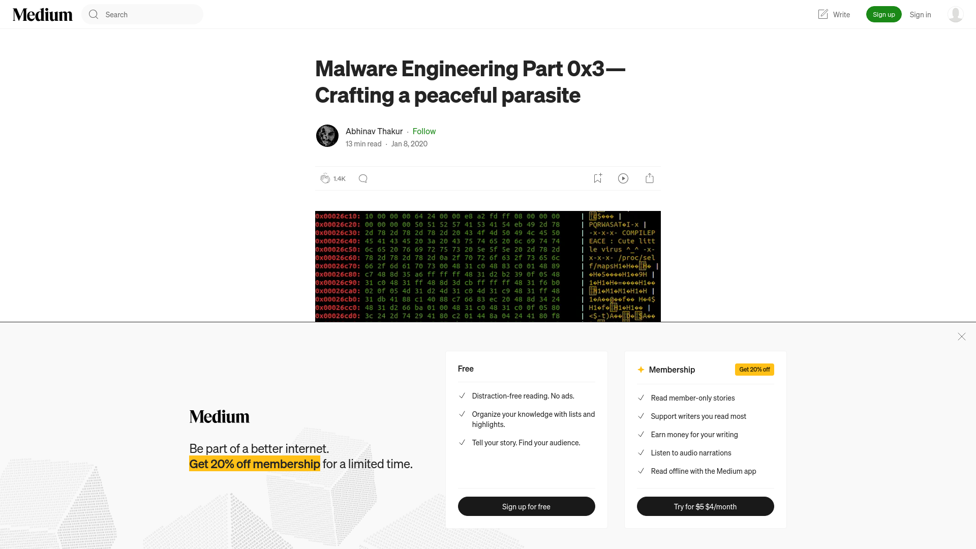 Malware Engineering Part 0x3 — Crafting a peaceful parasite | by Abhinav Thakur | Medium