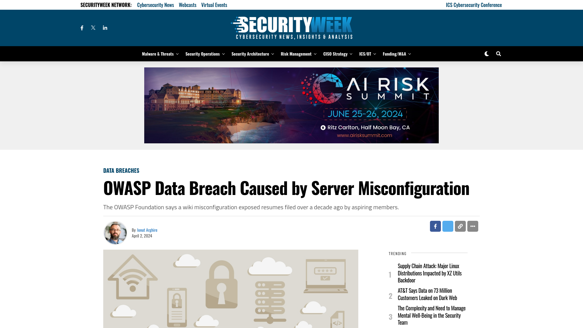 OWASP Data Breach Caused by Server Misconfiguration - SecurityWeek