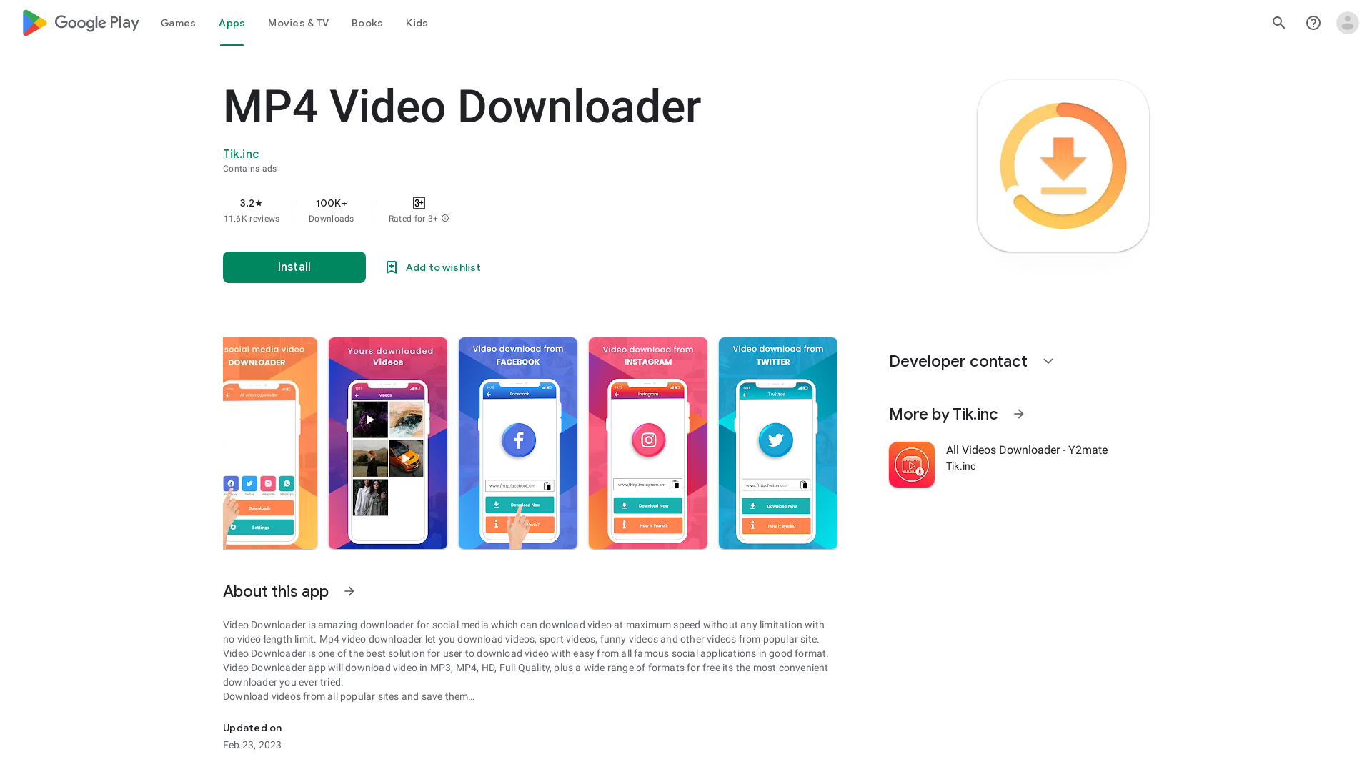 MP4 Video Downloader - Apps on Google Play
