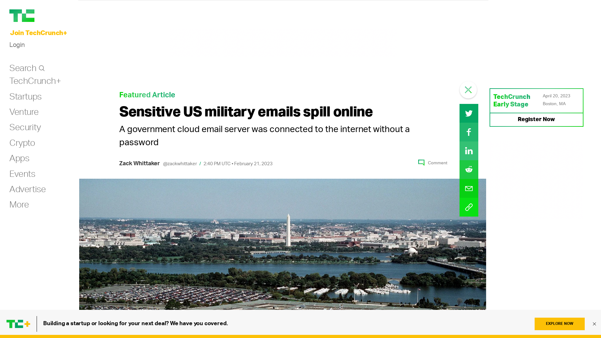 Sensitive US military emails spill online | TechCrunch