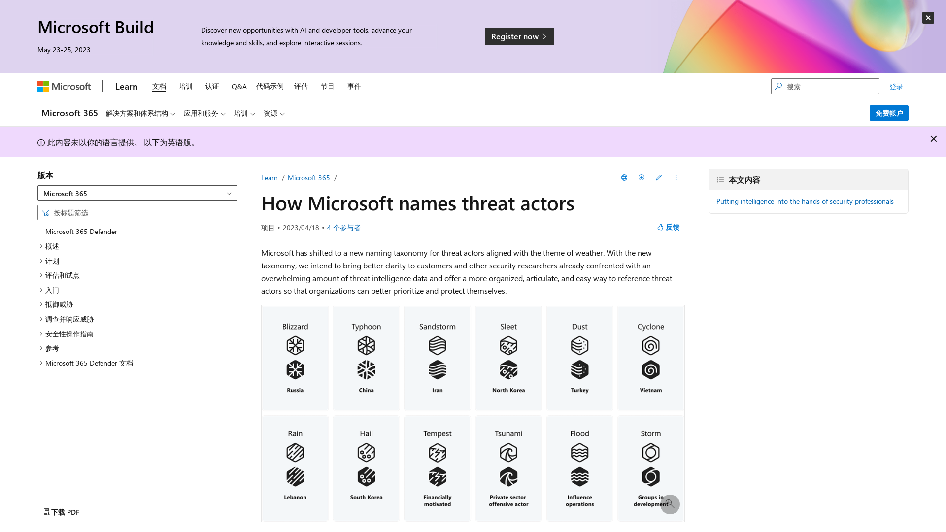 How Microsoft names threat actors | Microsoft Learn