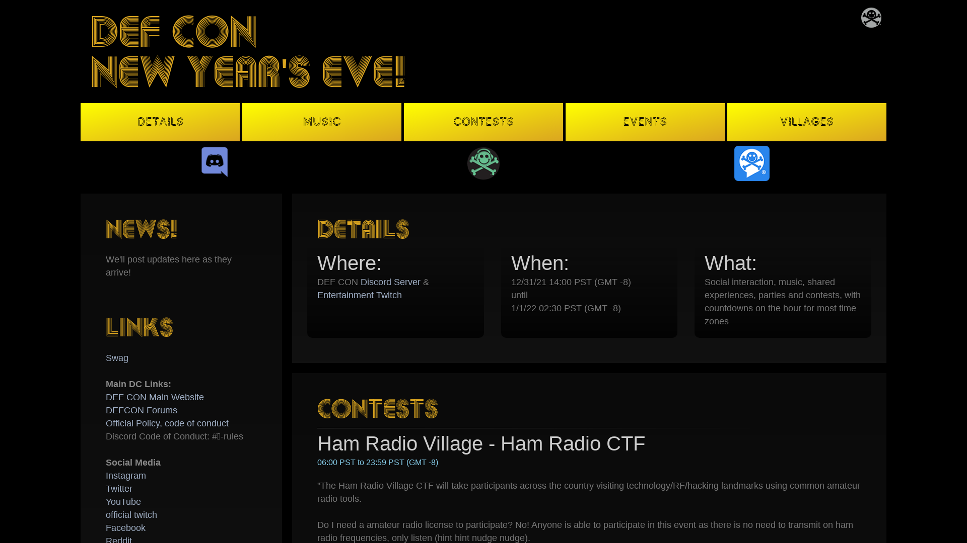 DEF CON® Hacking Conference - New Year's Eve Party 2022