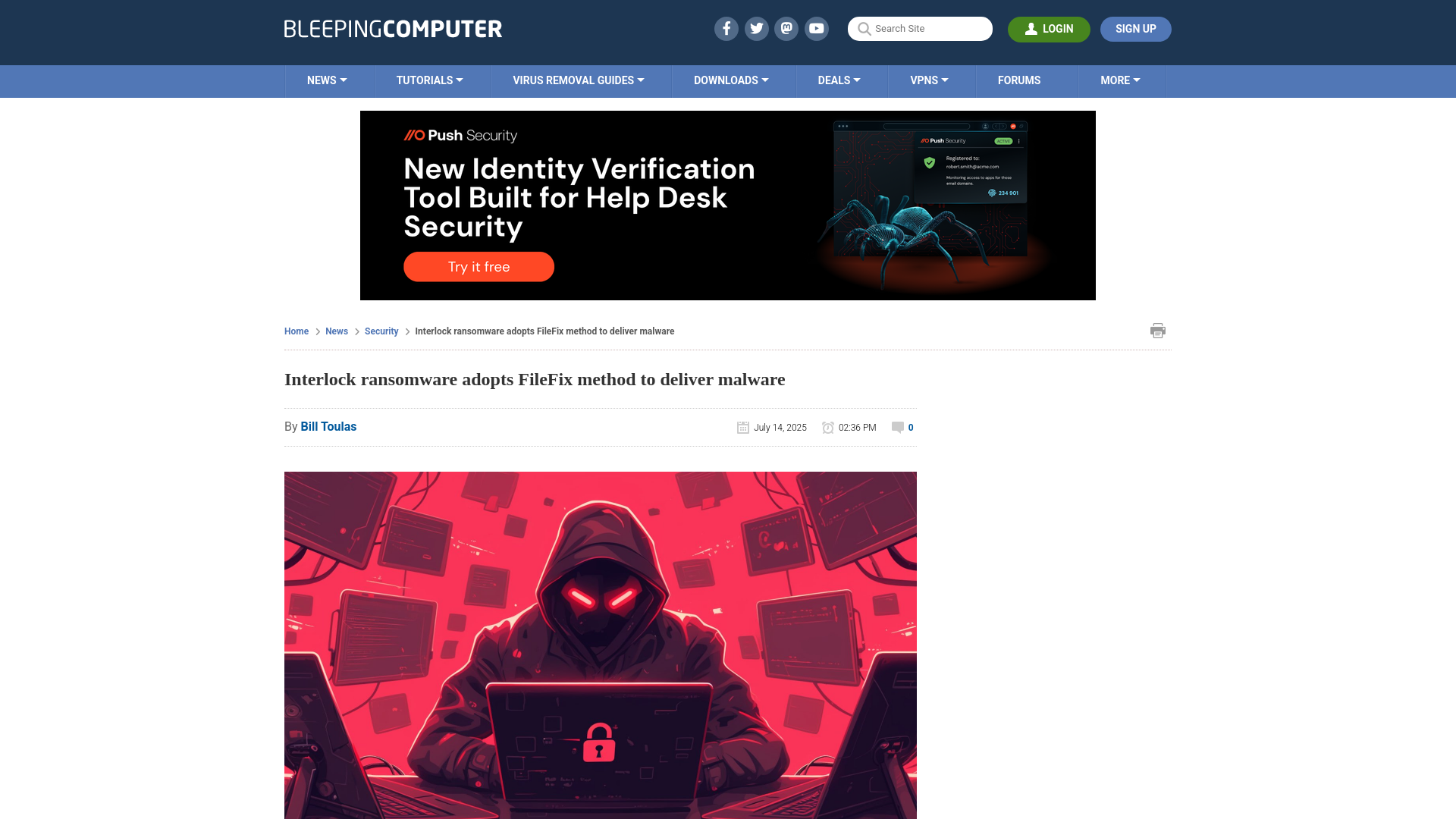 Interlock ransomware adopts FileFix method to deliver malware