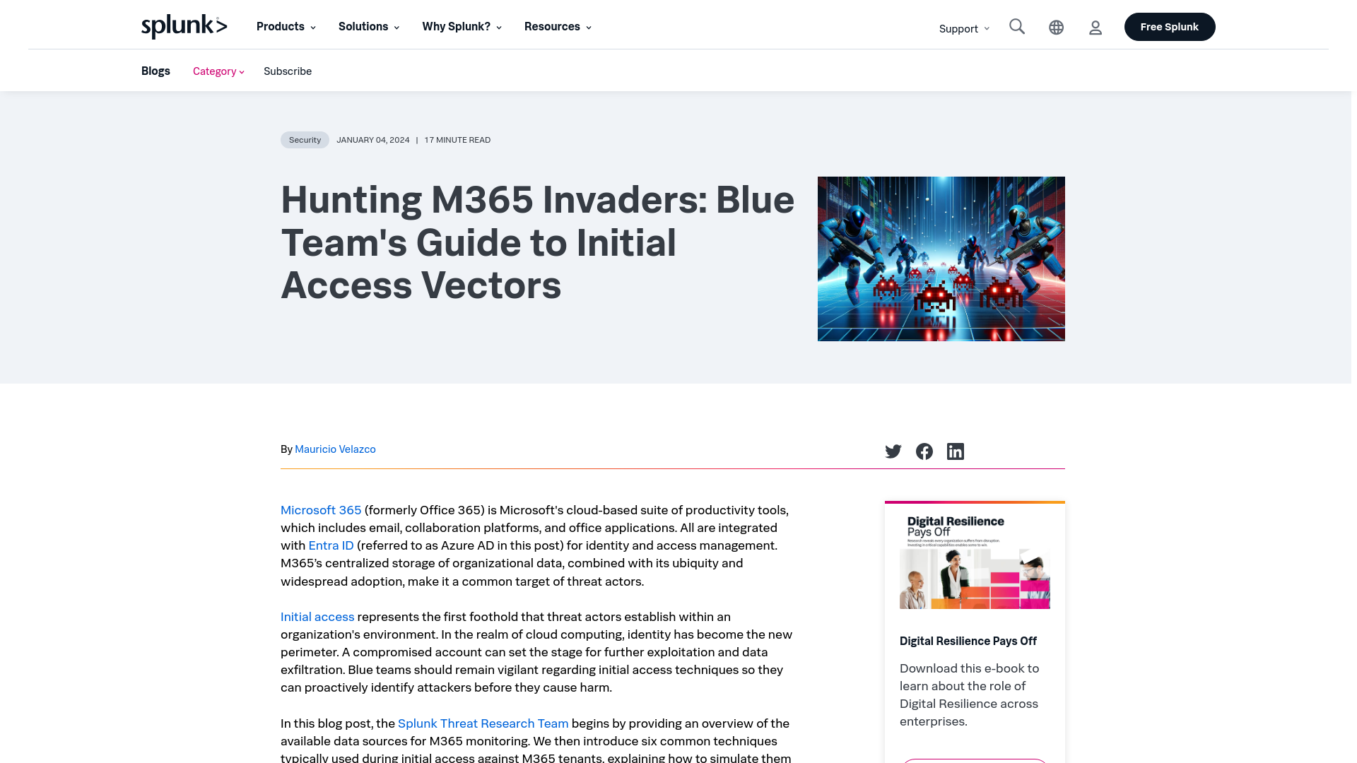 Hunting M365 Invaders: Blue Team's Guide to Initial Access Vectors | Splunk