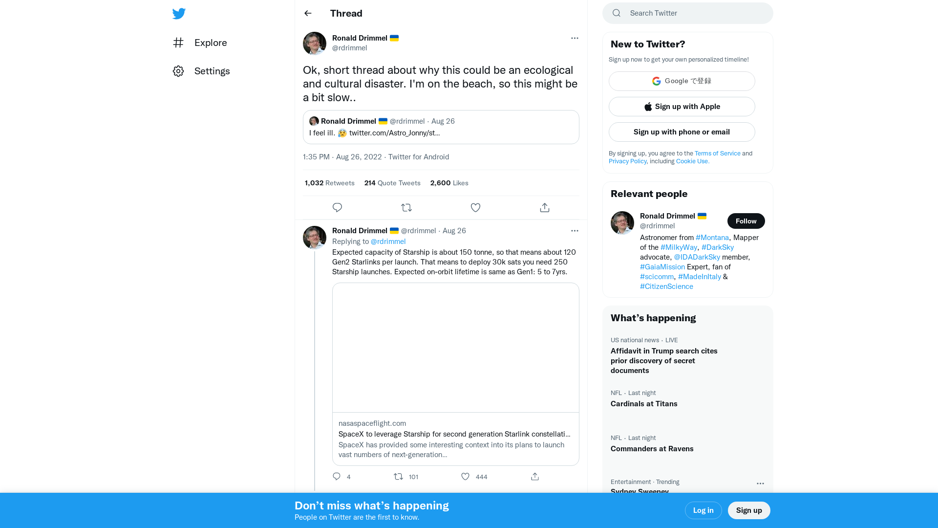 Ronald Drimmel 🇺🇦 on Twitter: "Ok, short thread about why this could be an ecological and cultural disaster. I'm on the beach, so this might be a bit slow.." / Twitter