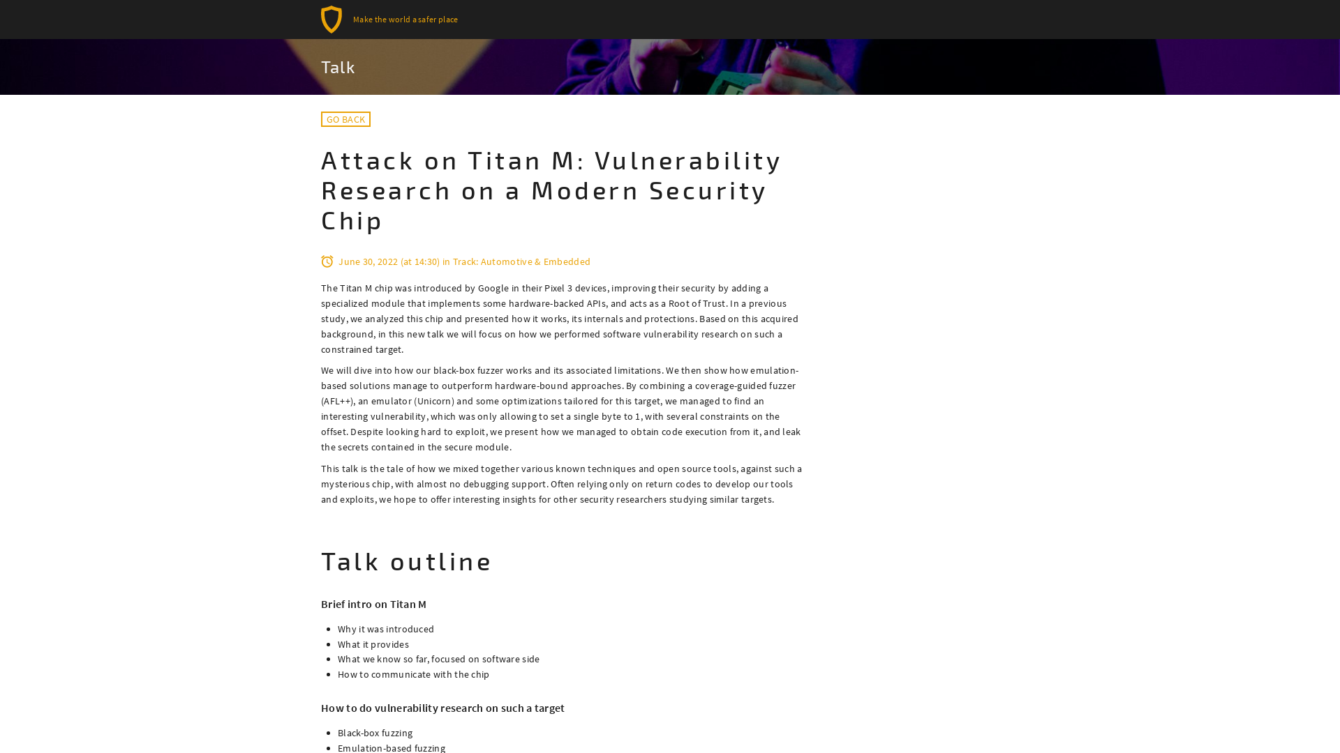 Attack on Titan M: Vulnerability Research on a Modern Security Chip