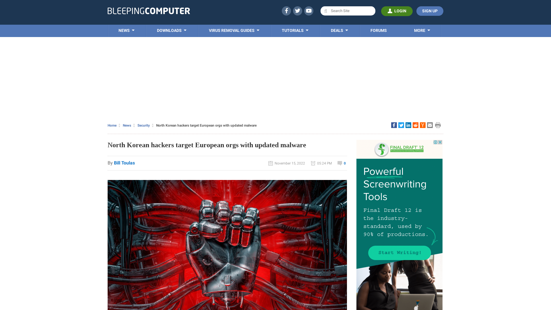 North Korean hackers target European orgs with updated malware
