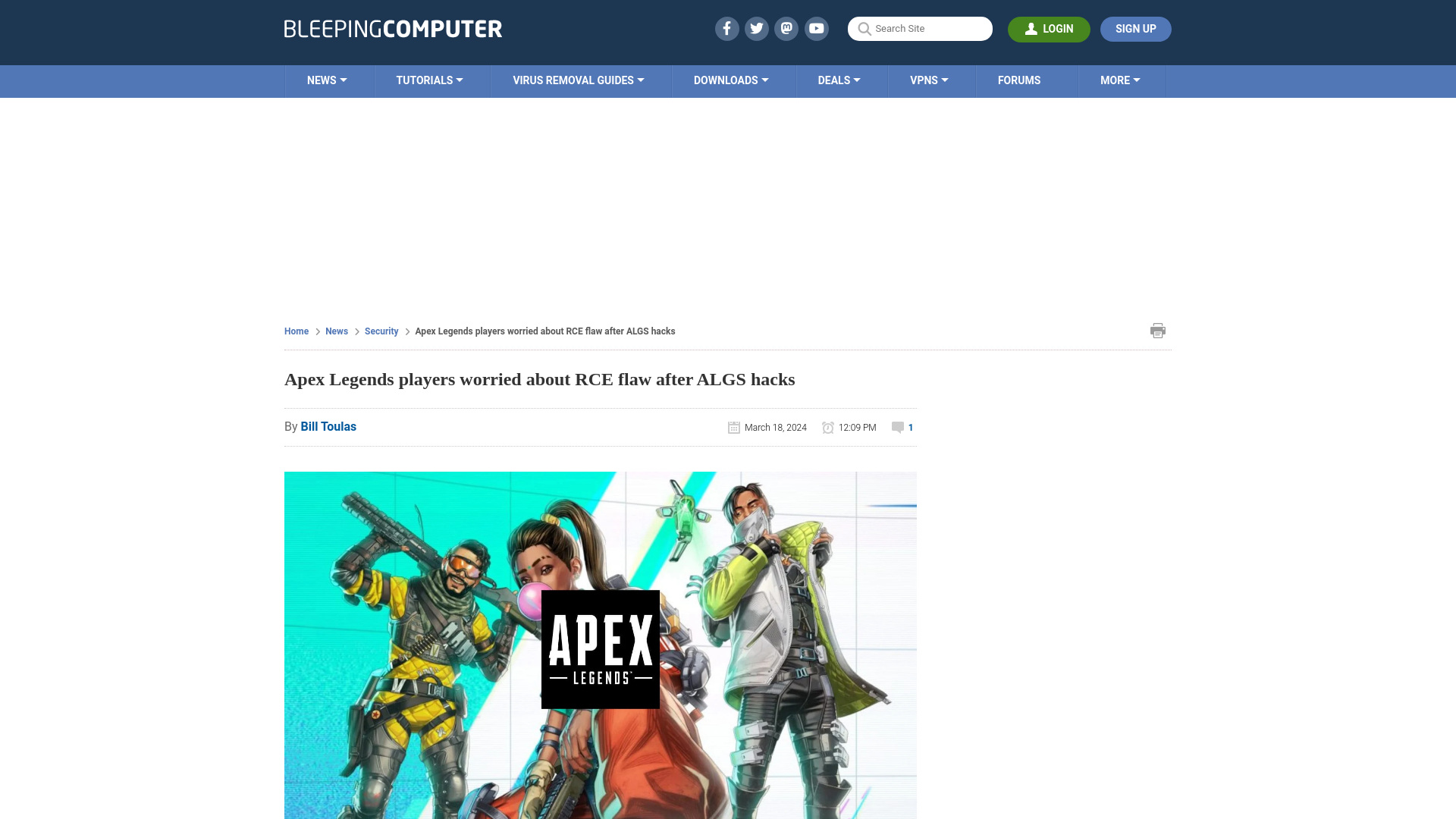 Apex Legends players worried about RCE flaw after ALGS hacks