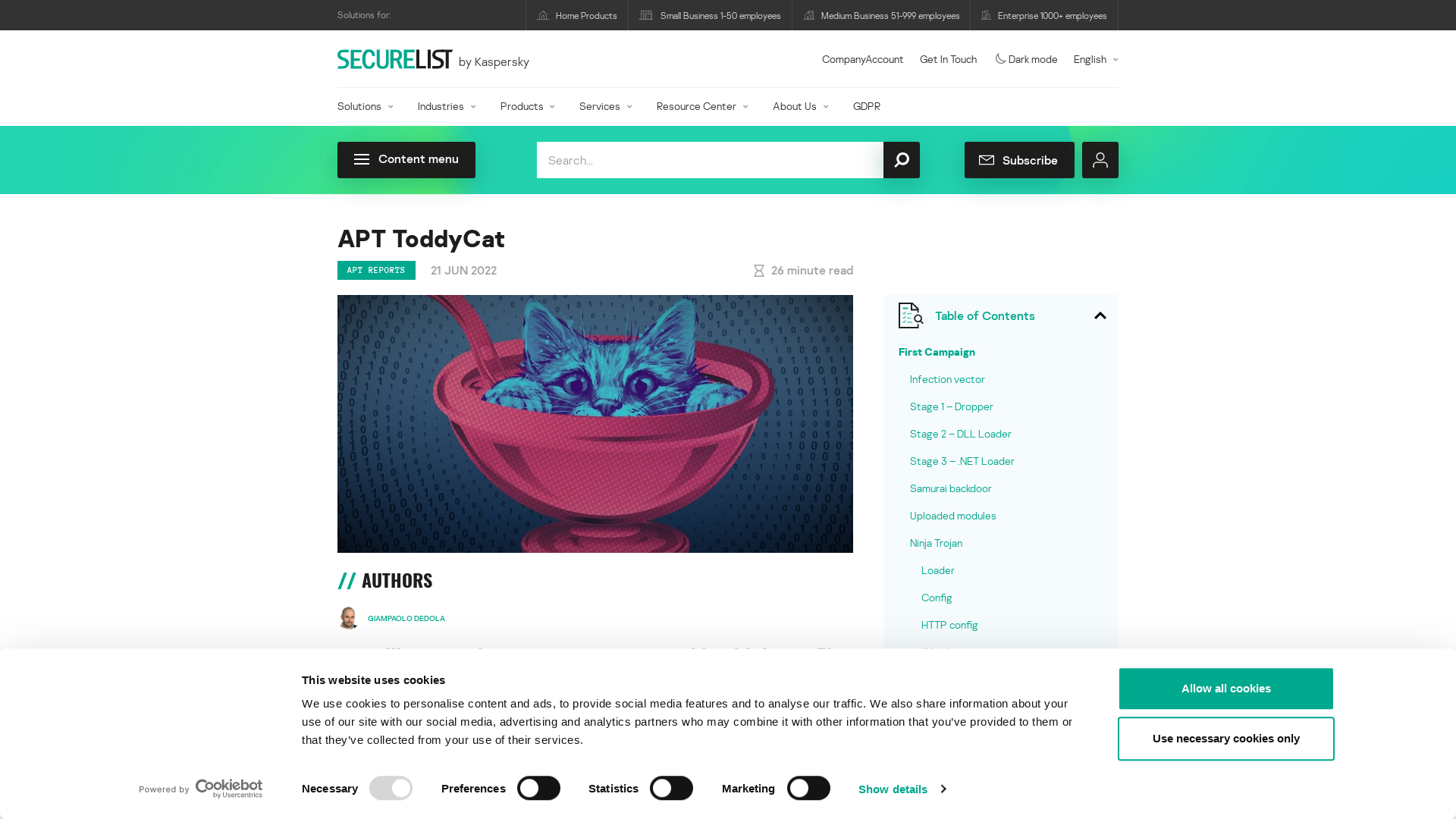ToddyCat: Unveiling an unknown APT actor attacking high-profile entities in Europe and Asia | Securelist