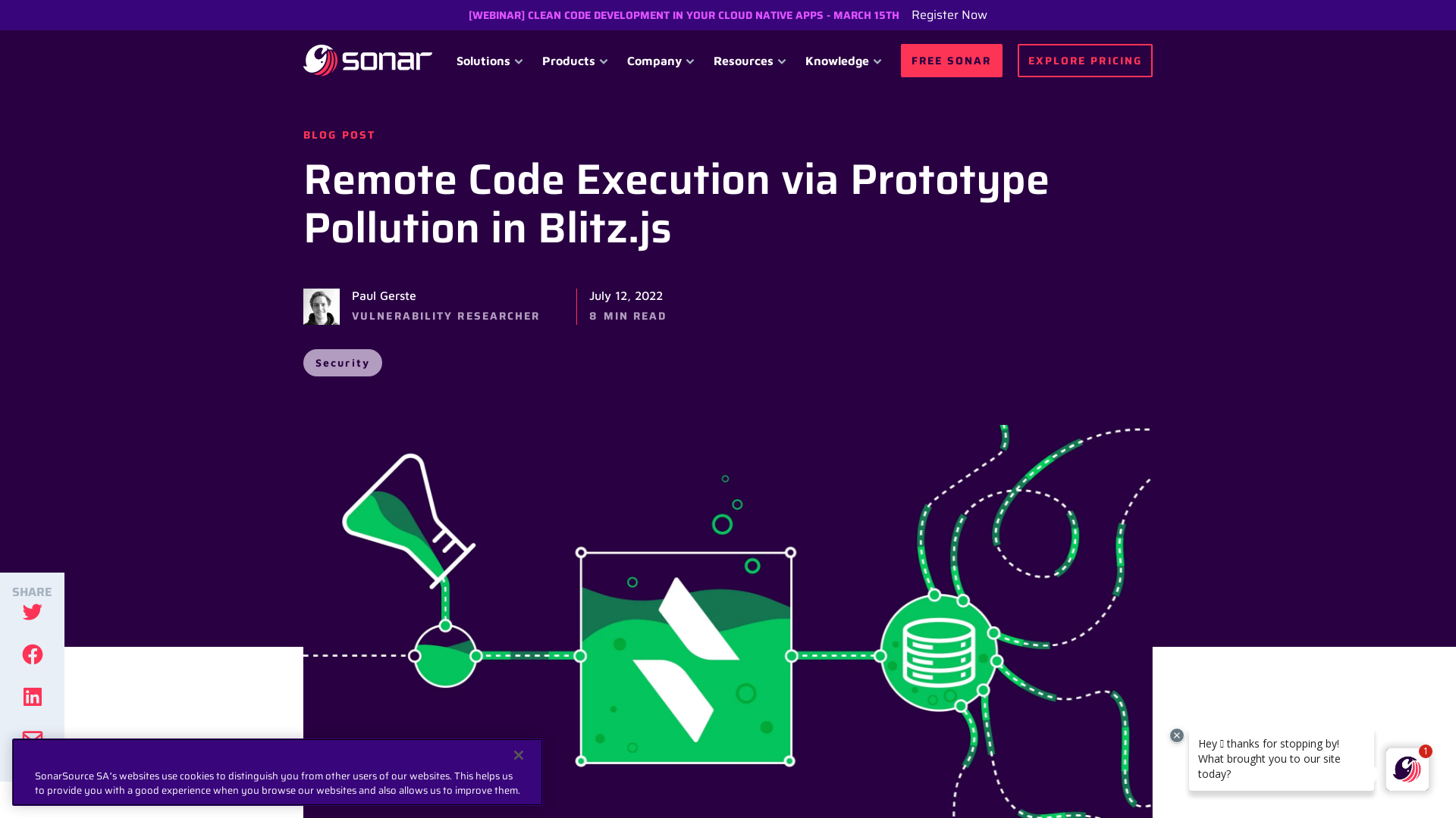 Remote Code Execution via Prototype Pollution in Blitz.js | Sonar