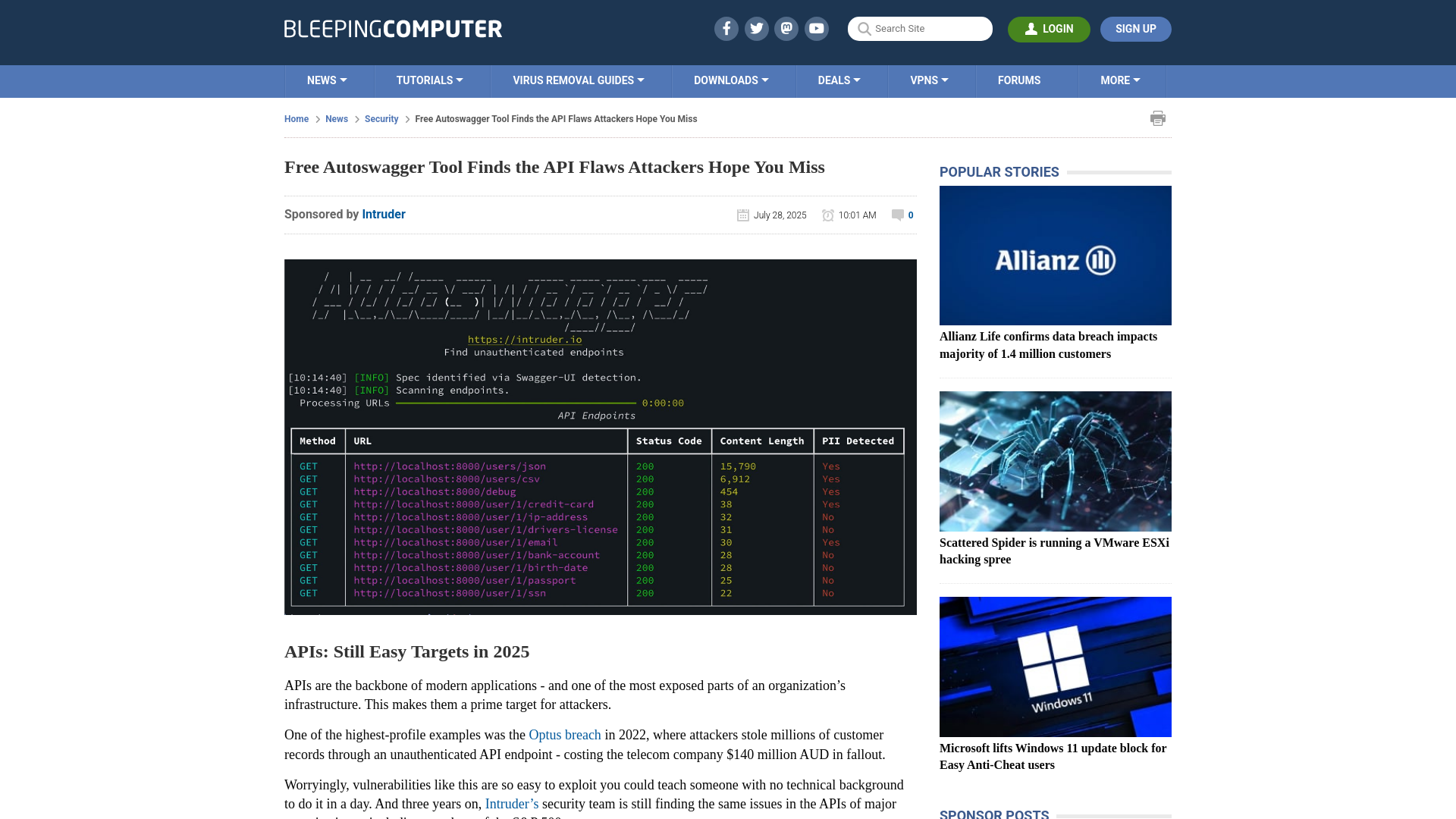 Free Autoswagger Tool Finds the API Flaws Attackers Hope You Miss