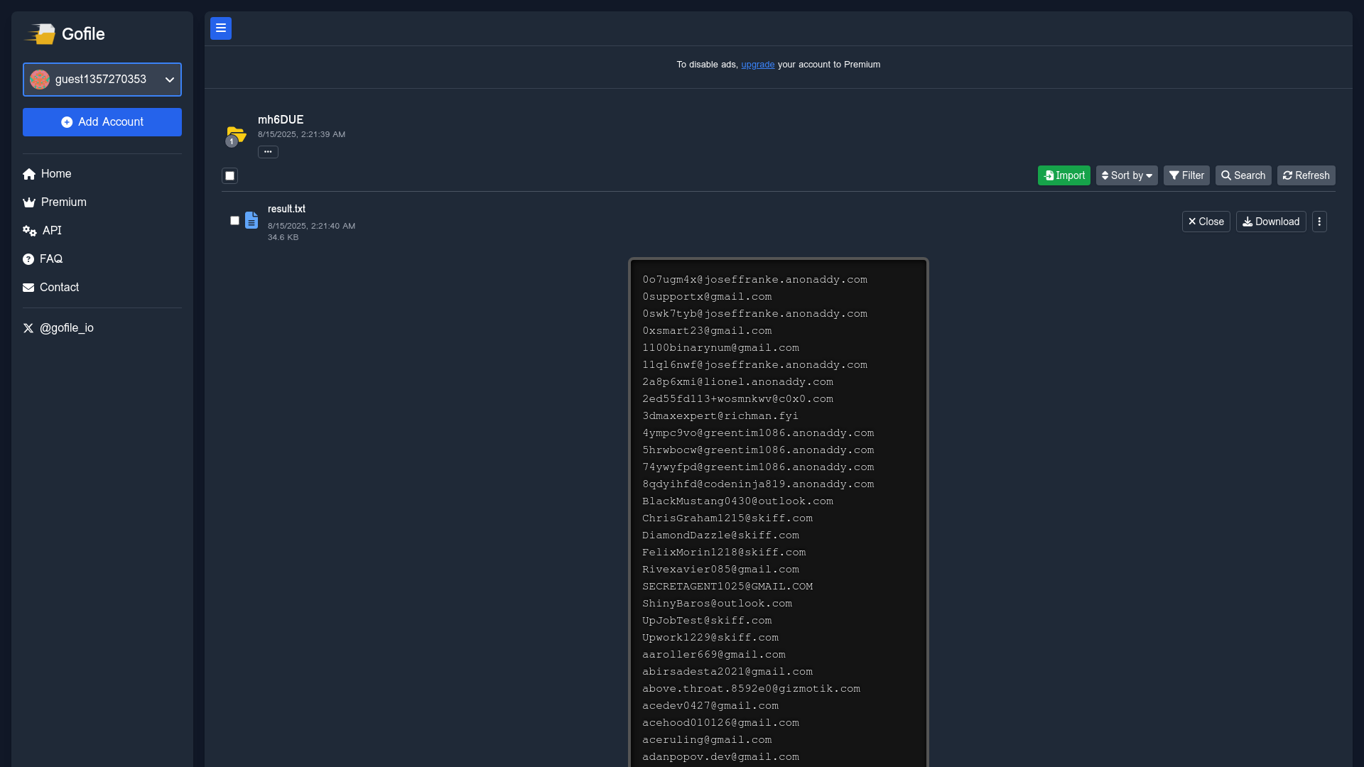 Gofile - Cloud Storage Made Simple